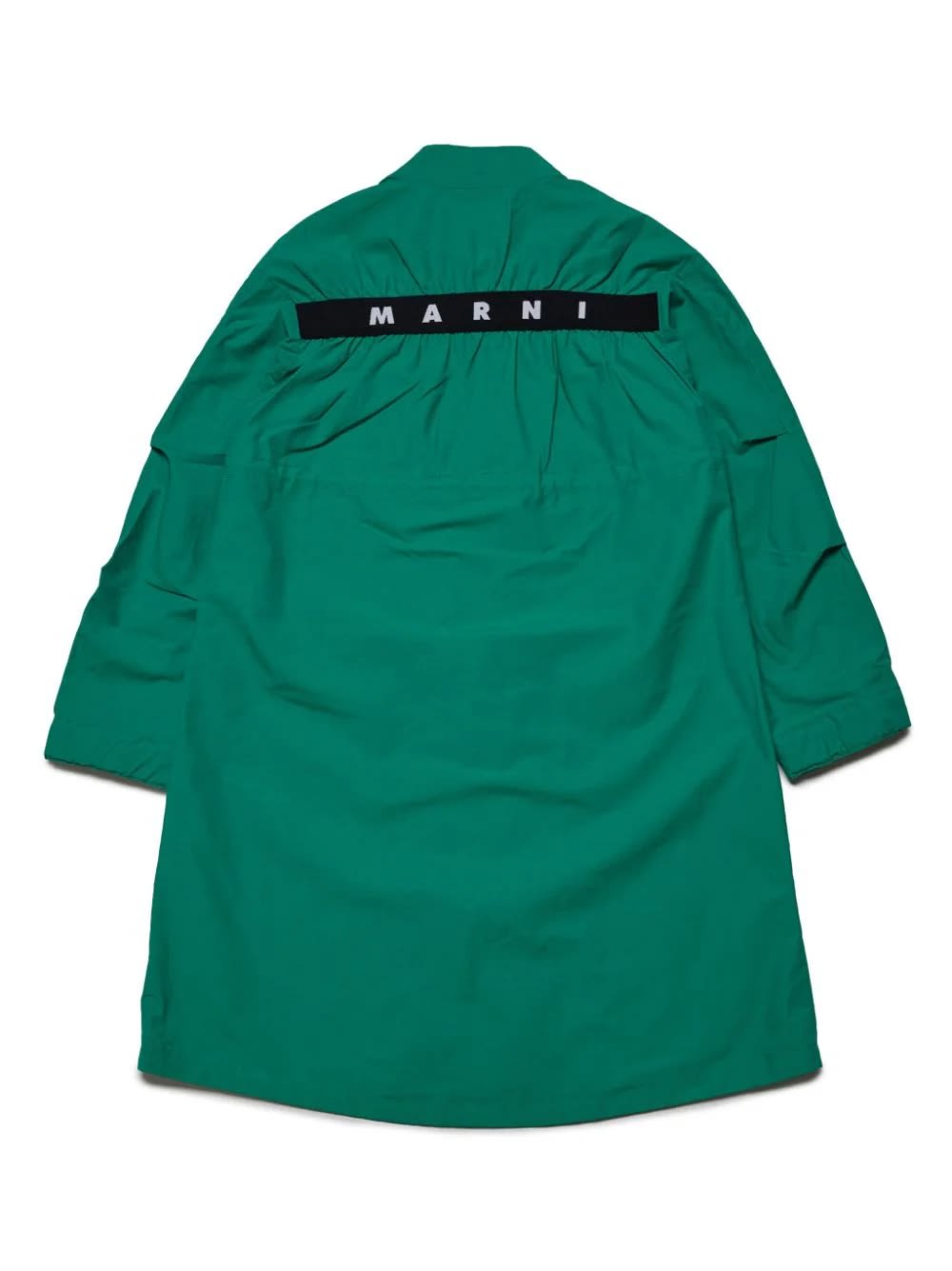 Shop Marni Giacca Con Zip E Logo In Green