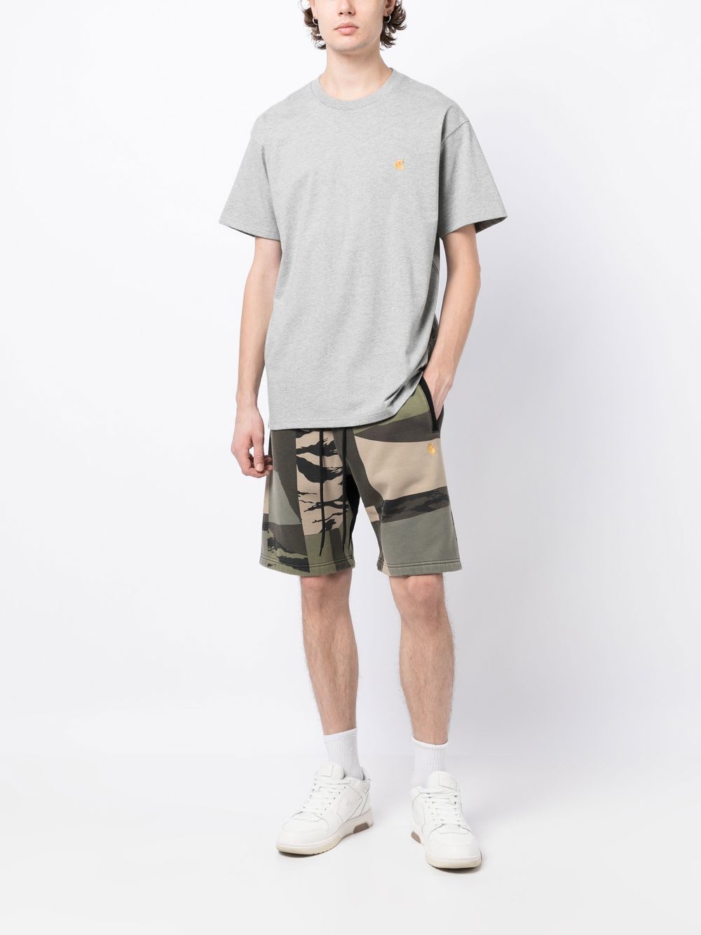 Carhartt S/s Pocket T-shirt In Gray