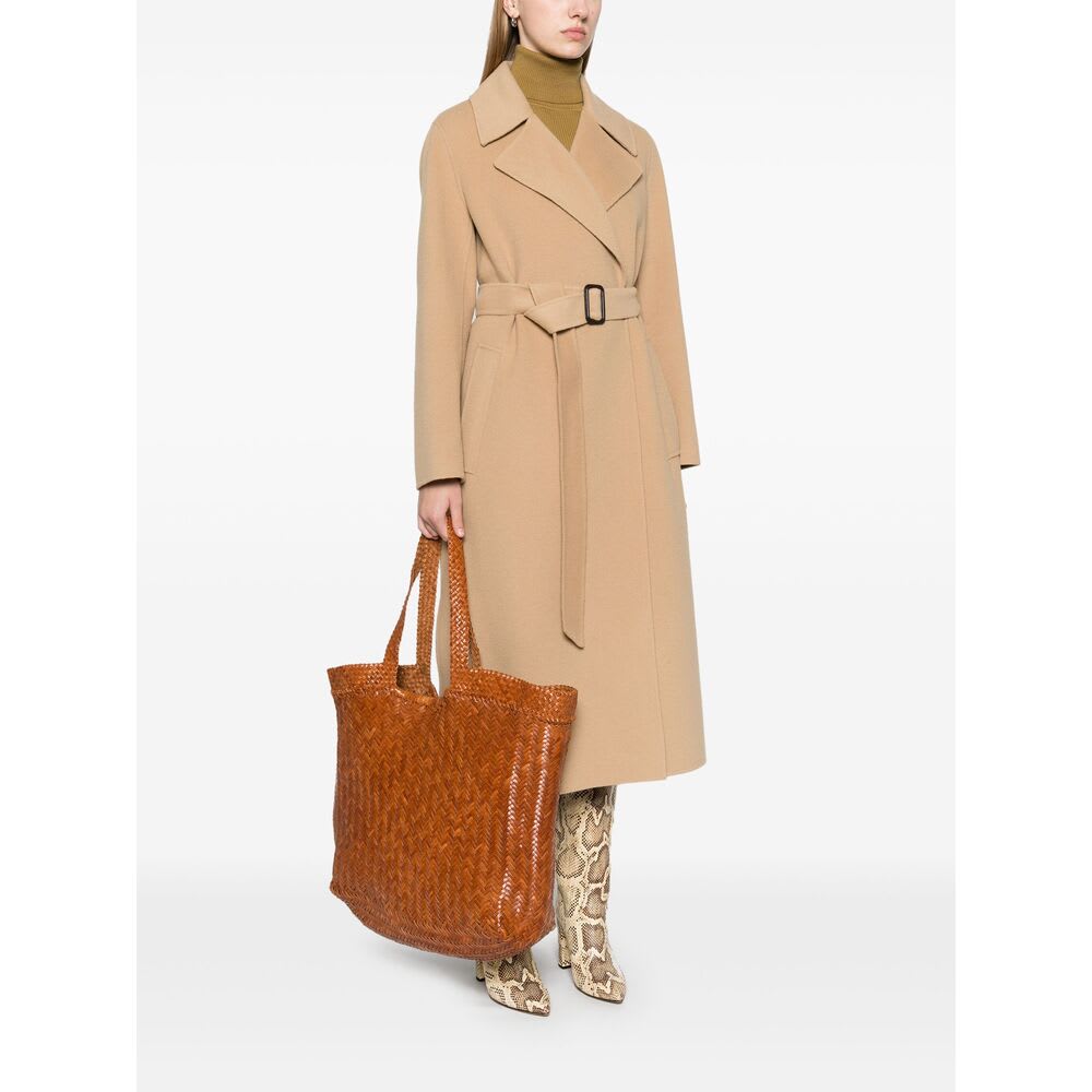 Dragon Diffusion Oversize Tote Bag In Brown