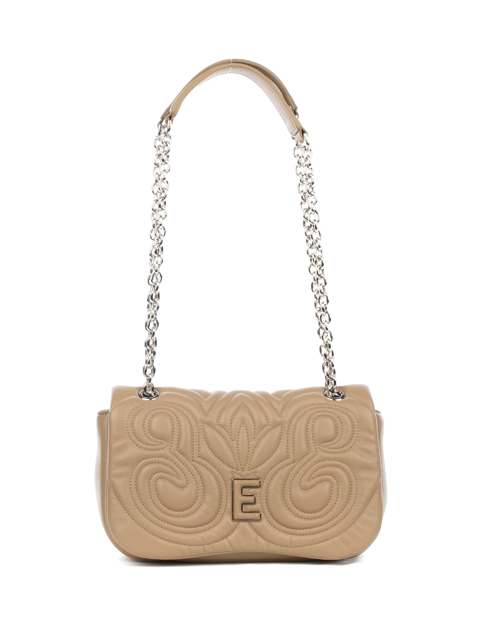 Sveva Camel Eco Nappa Shoulder Bag