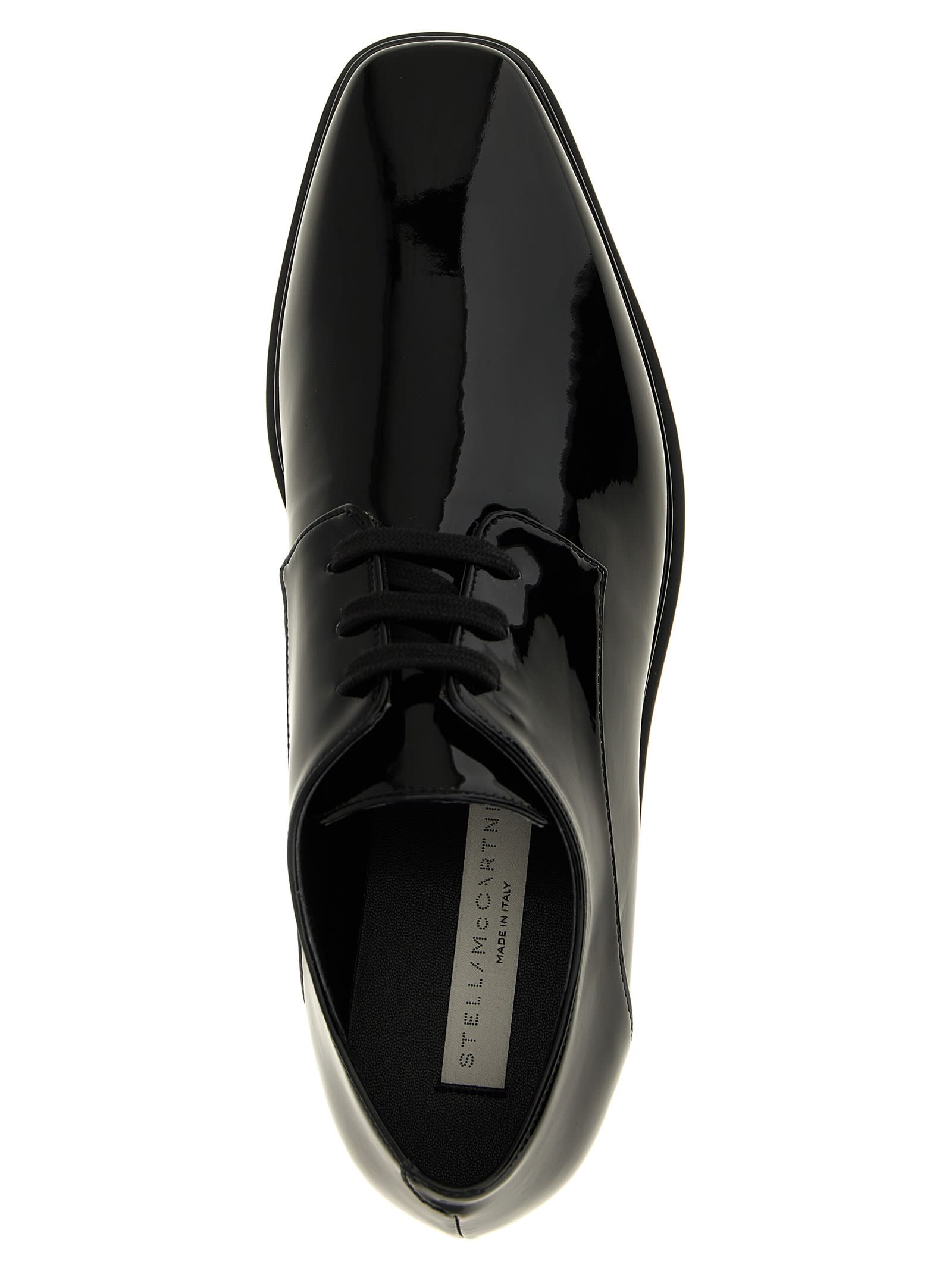 Stella Mccartney Stellabration Capsule Monocrome Elyse Wedges In Black