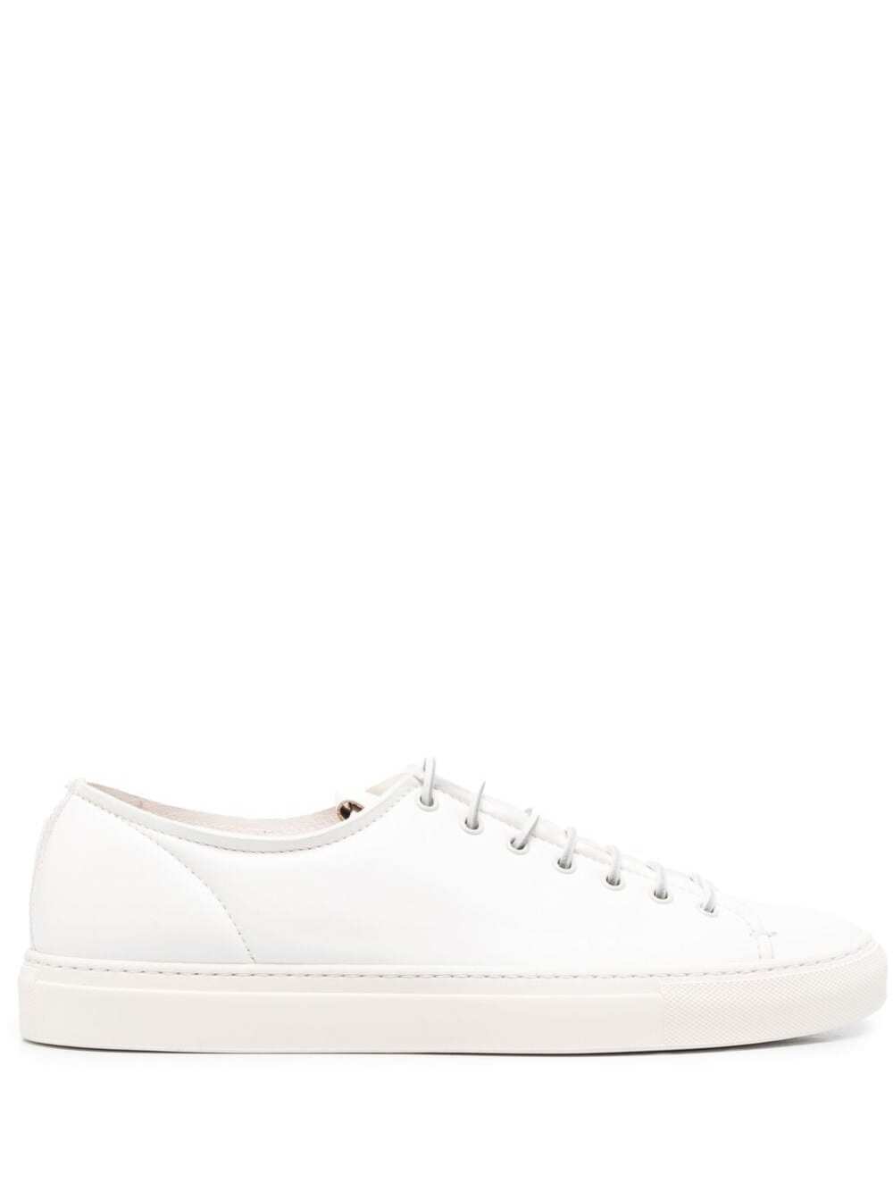 Buttero Mans Tanino White Leather Sneakers