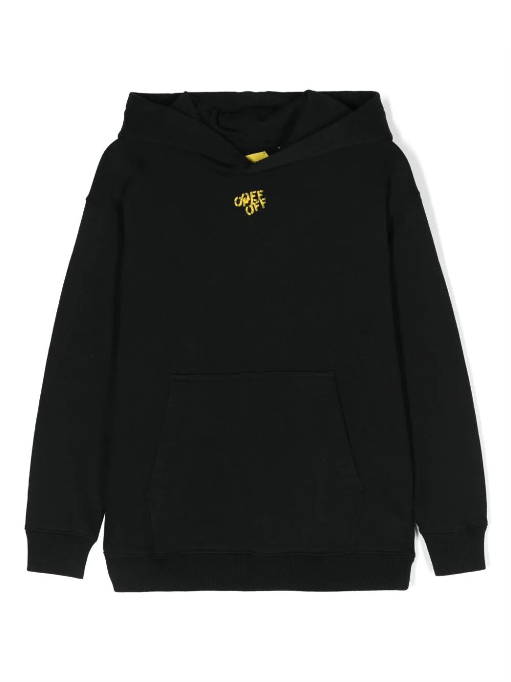 Shop Off-white Multi Off Stamp Hoodie In Black Yellow