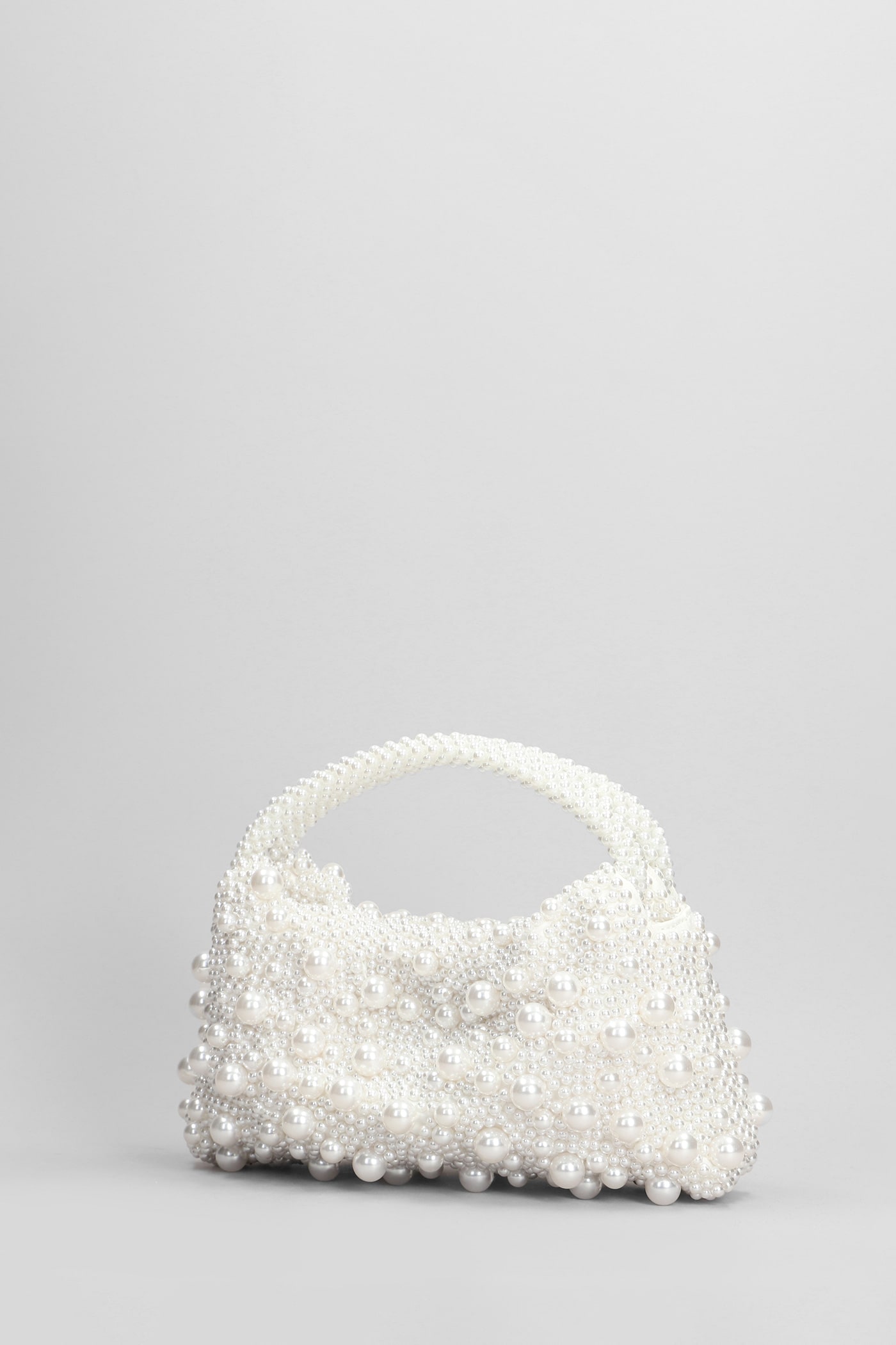 Shop Simkhai Ellerie Pearl Hand Bag In White Resin