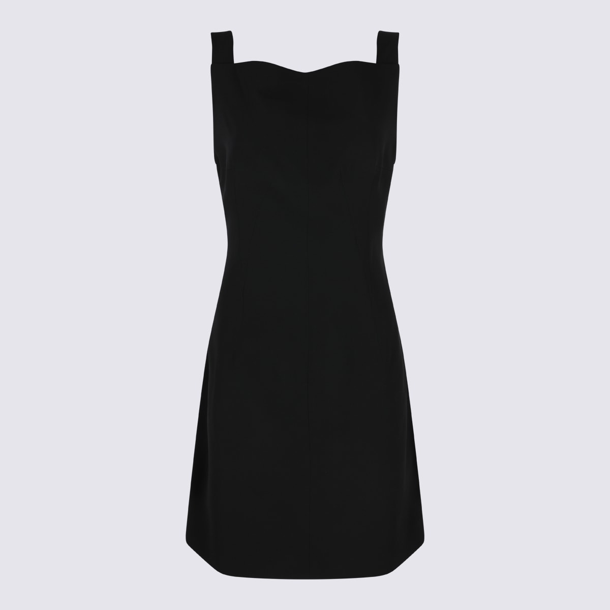 Shop Givenchy Black Viscose Mini Dress