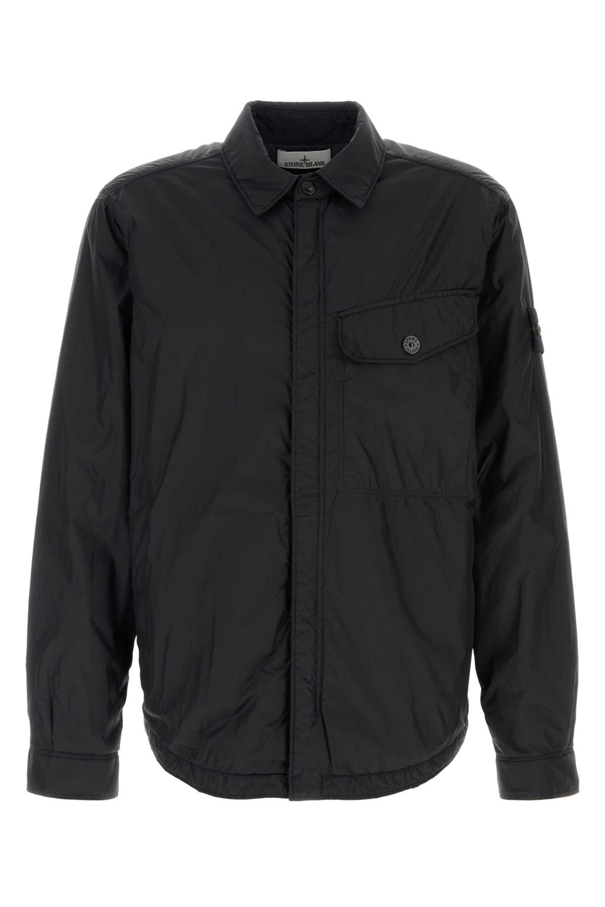 Black Nylon Padded Jacket