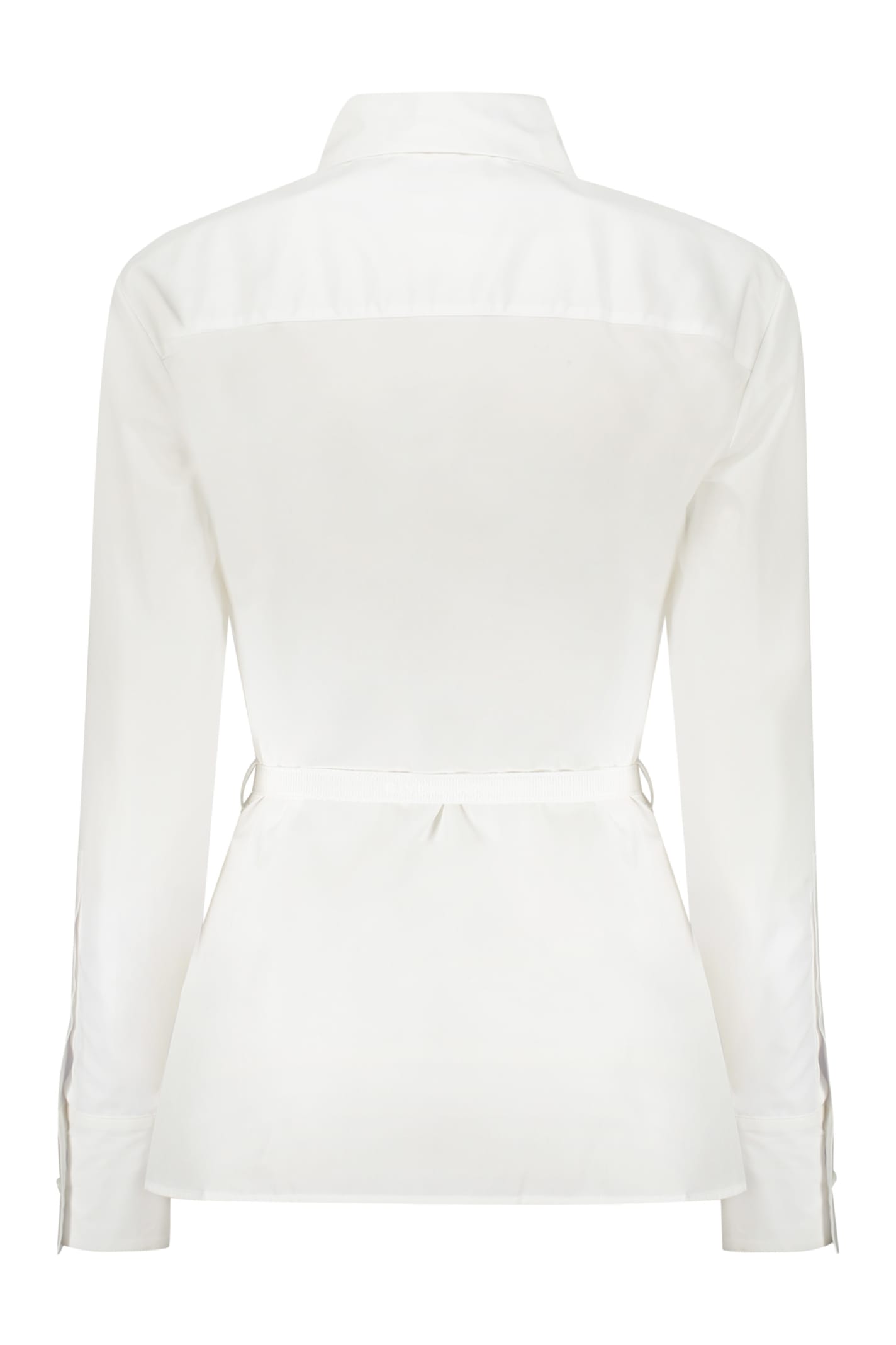 Shop Givenchy Cotton Shirt In White