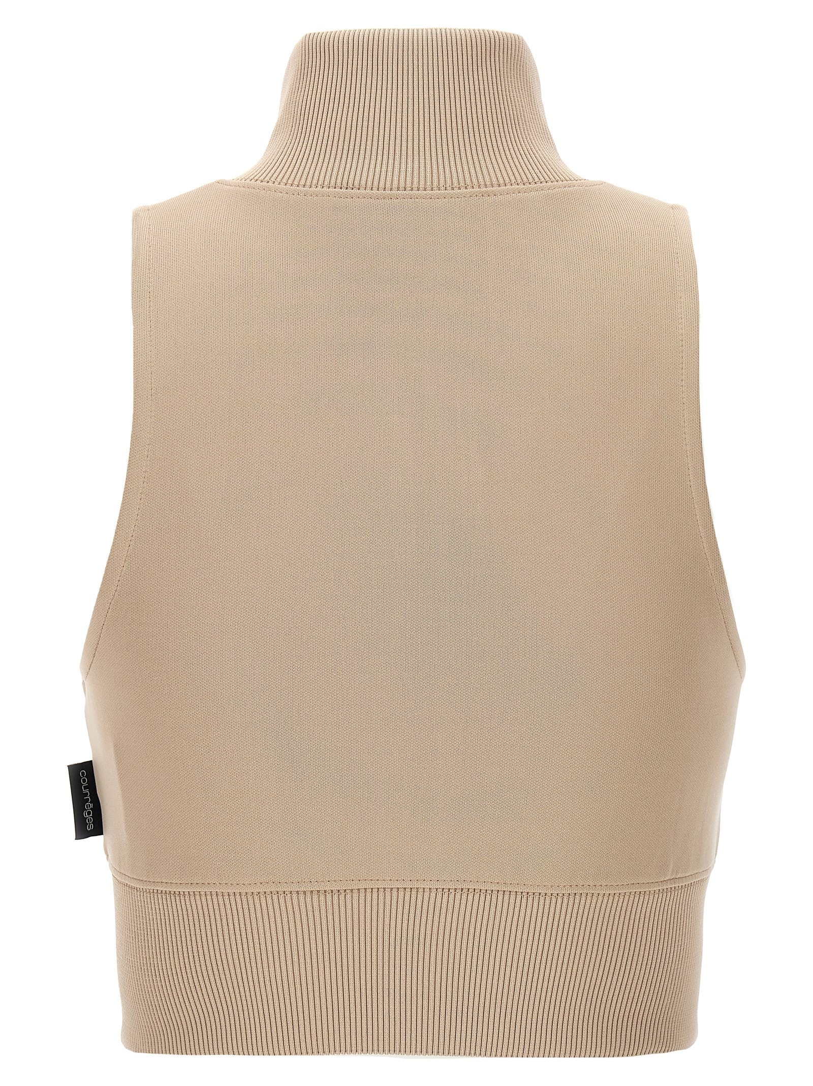 Shop Courrèges Crop Vest