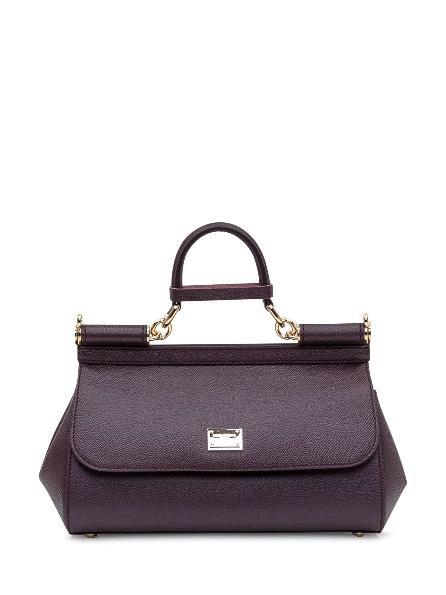 Dolce & Gabbana Medium Sicily Handbag In Brown
