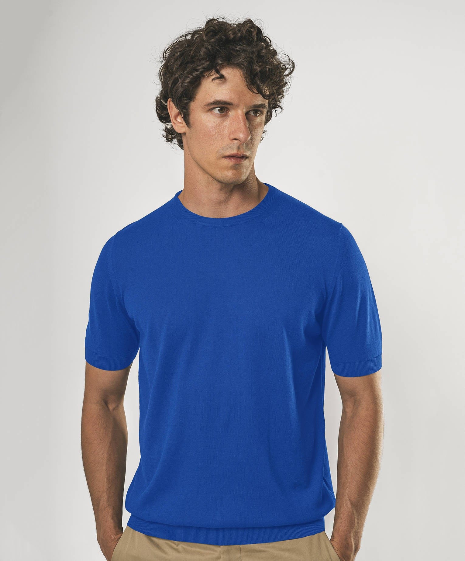 Larusmiani Brighton T-shirt Sweater In Blue