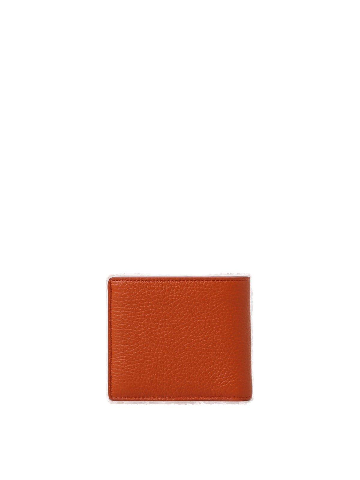 Shop Tod's T Timeless Logo Bi-fold Wallet Tods In Luggage