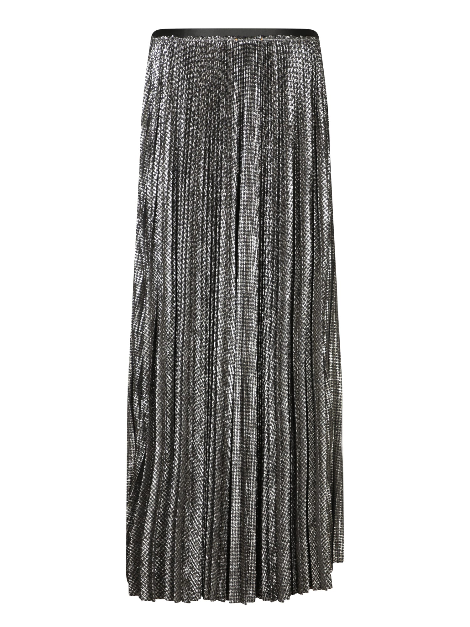 Shop Forte Forte Black Laminated Soleil Long Skirt