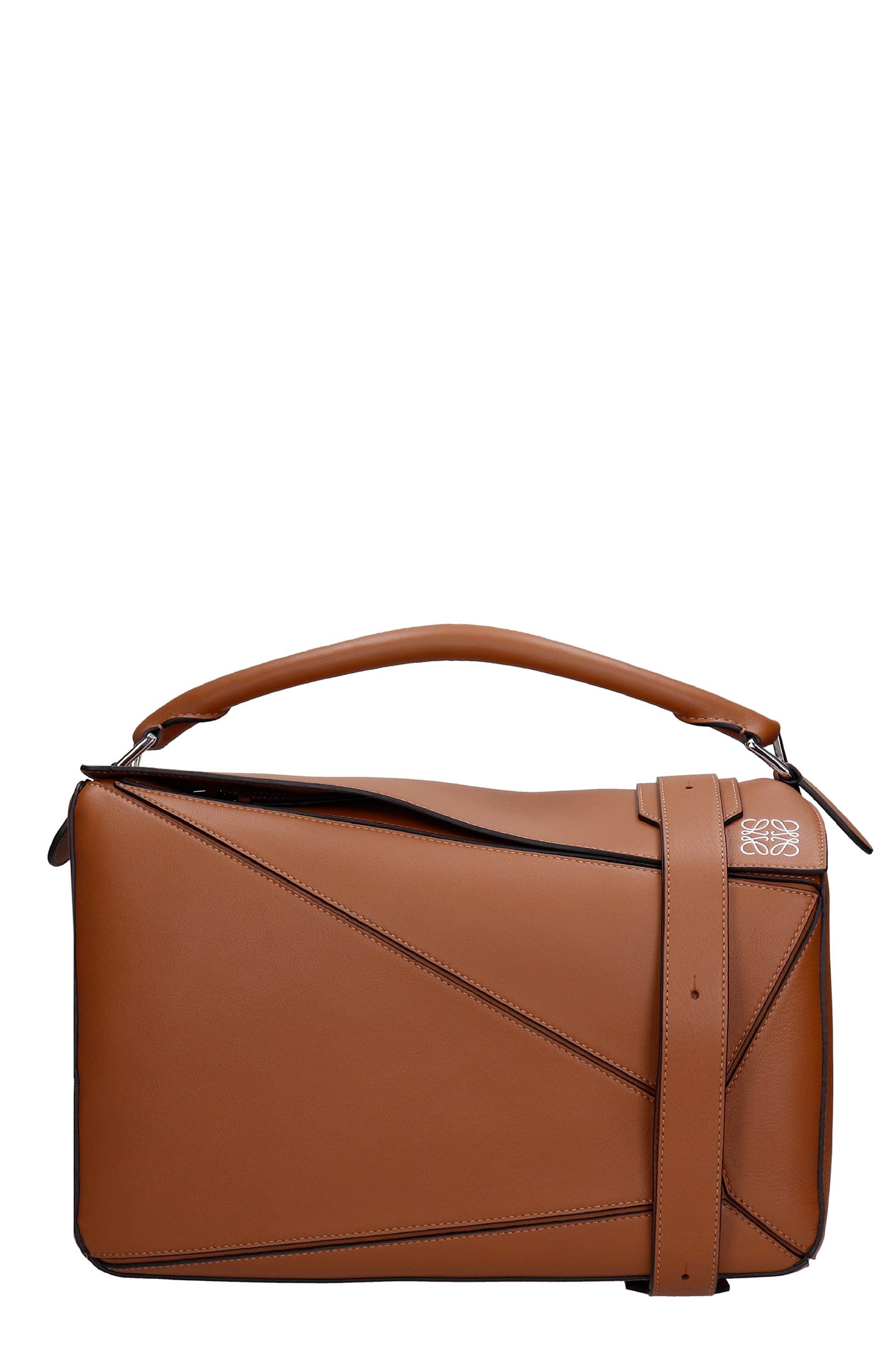 Loewe Puzle Grande Hand Bag In Leather Color Leather