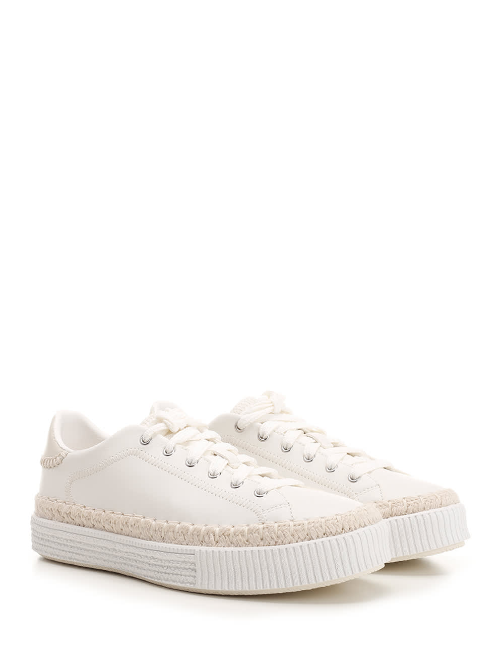 Shop Chloé Telma Sneakers In White