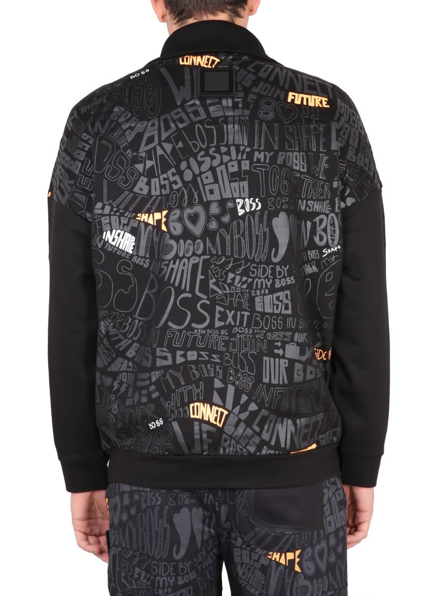 Hugo Boss Boss Sweatshirt With Logo In Black
