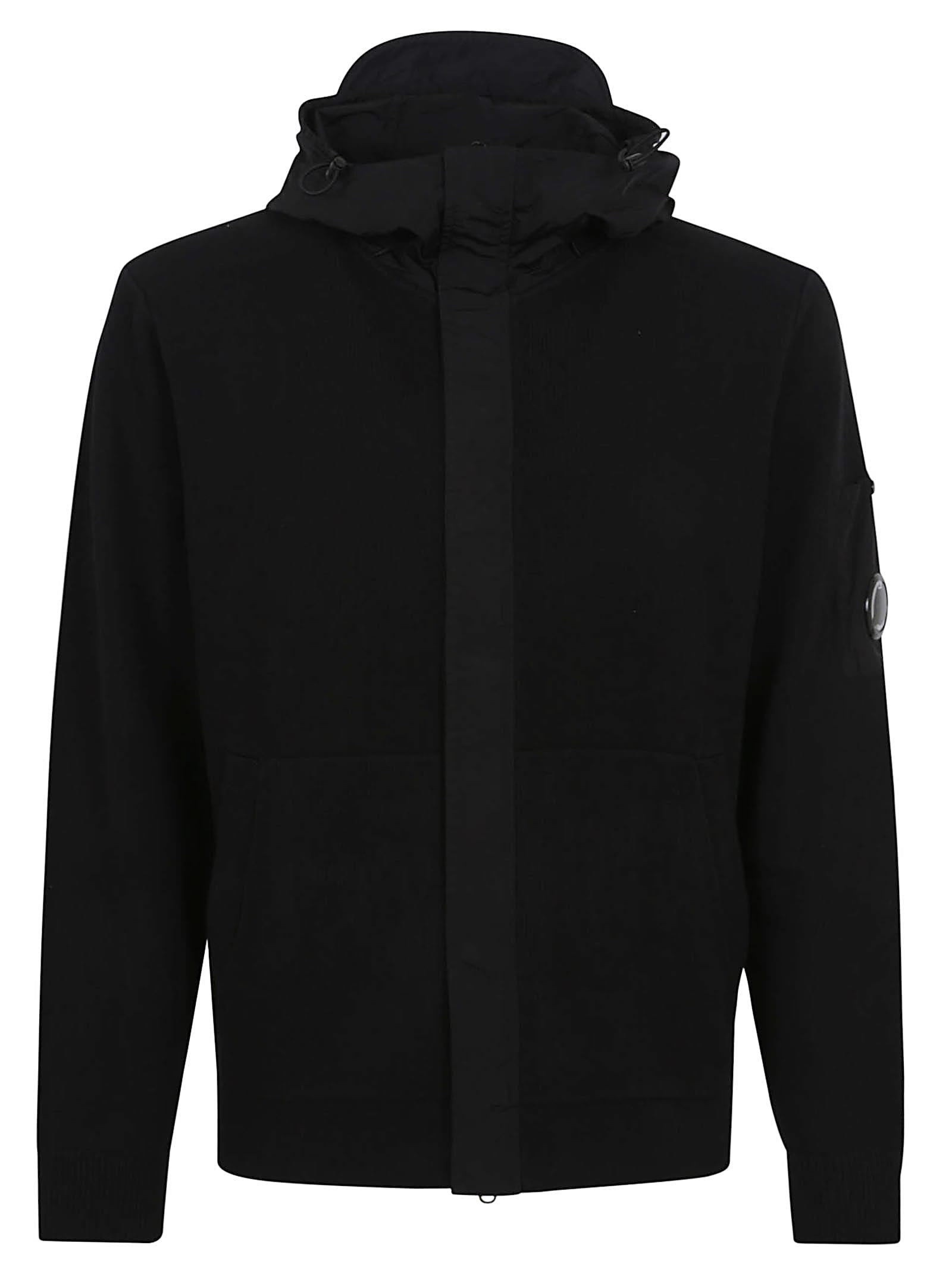 C.p. Company Full Zip Sweatshirt With Adjustable Chrome Hood
