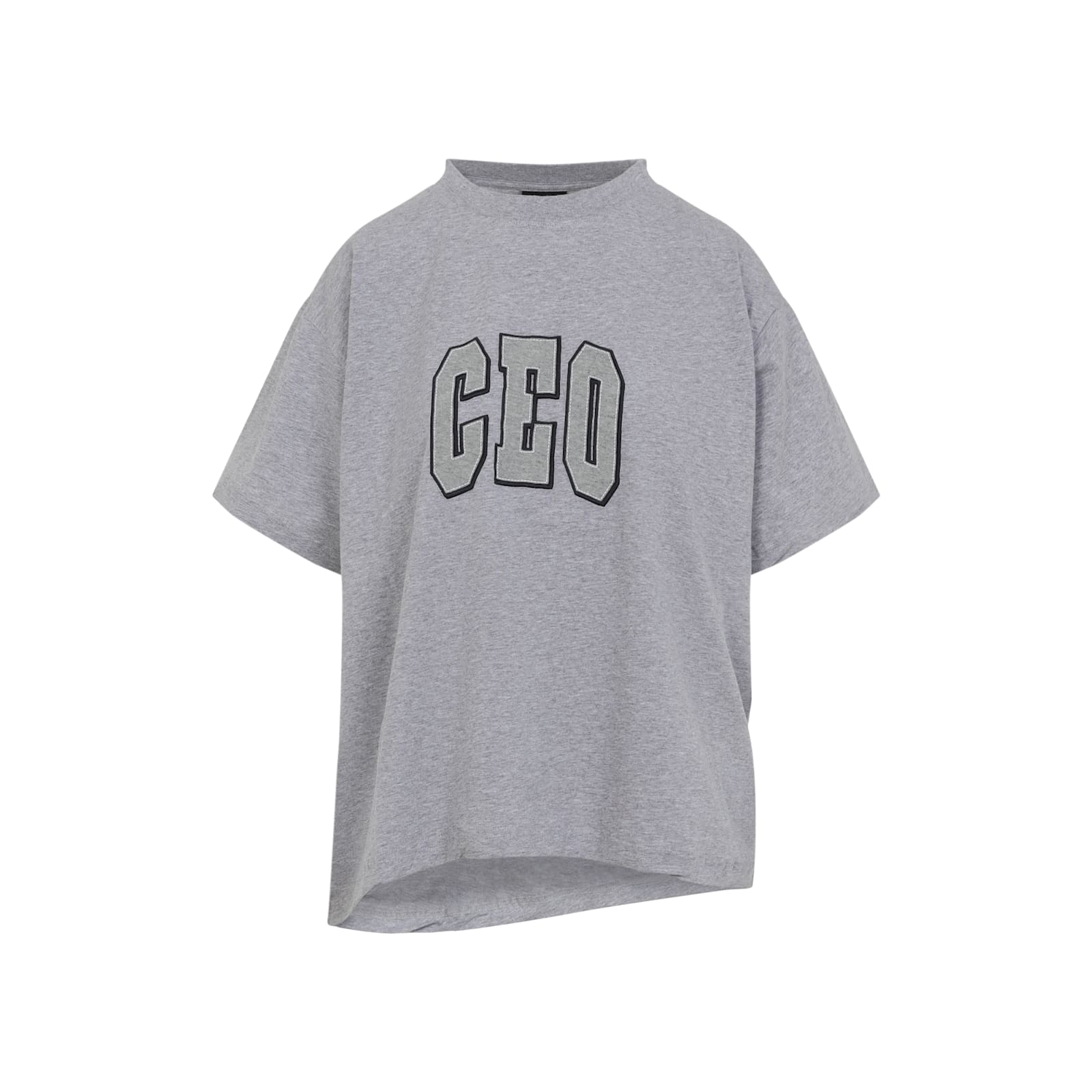 Balenciaga Cotton T-shirt In Gray