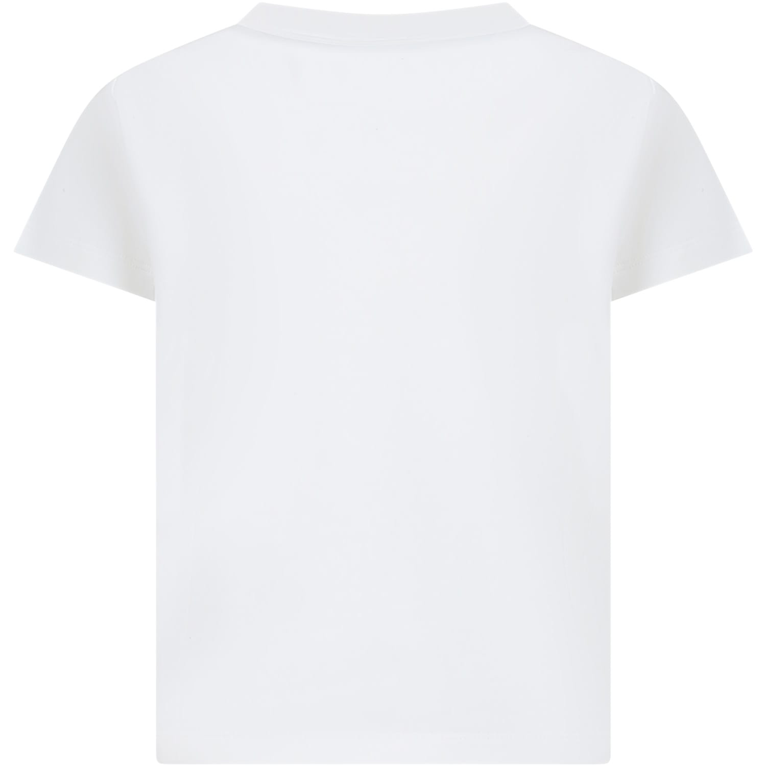 Shop Versace White T-shirt For Girl With Logo