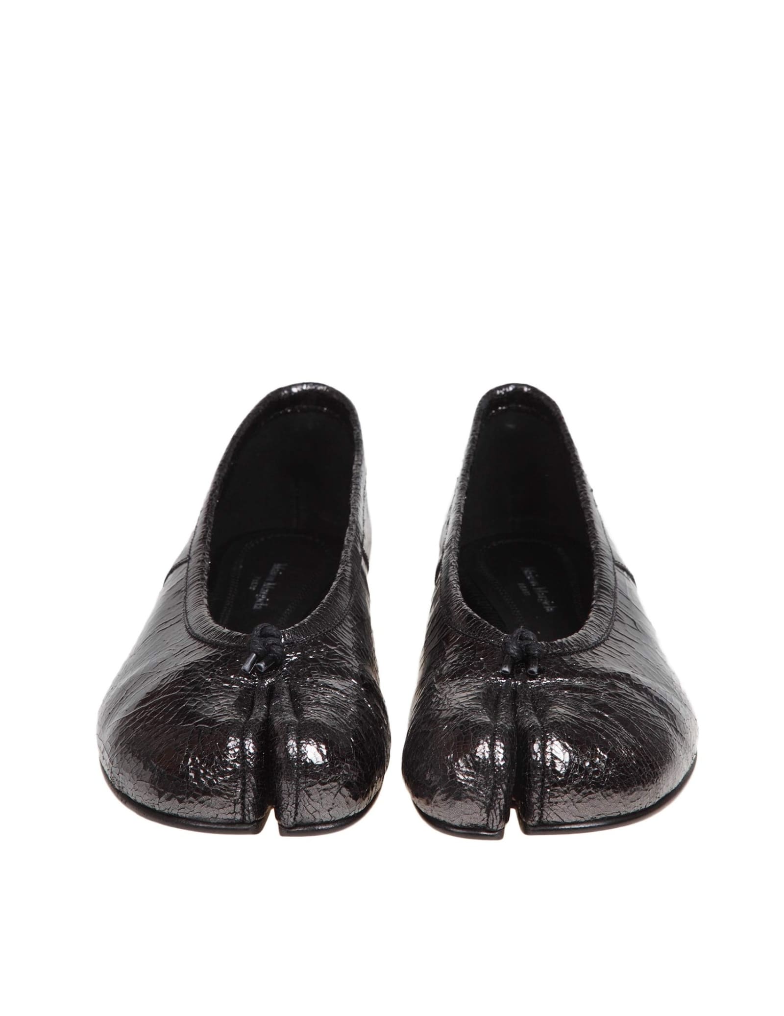 Shop Maison Margiela Ballerina Tabi Broken Mirror Color Gray In Grey