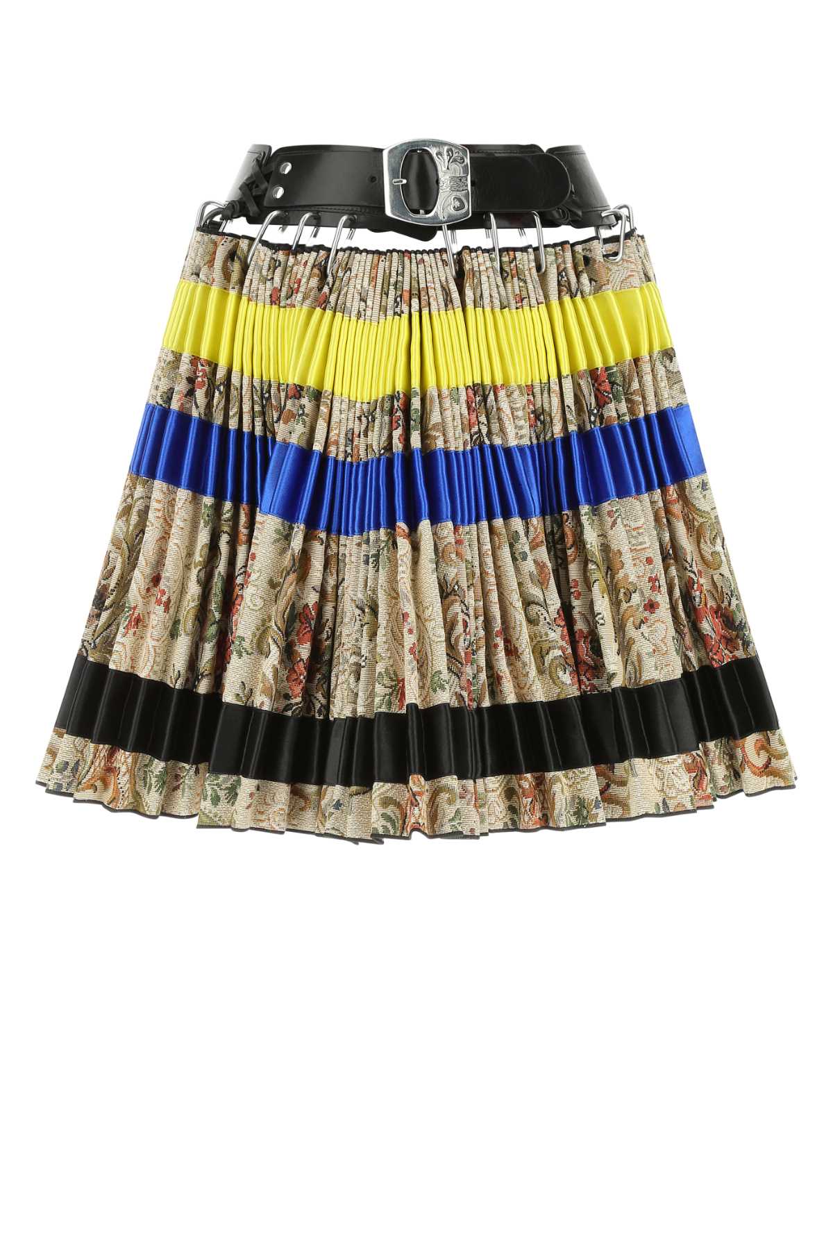 Multicolor Wool Mini Skirt