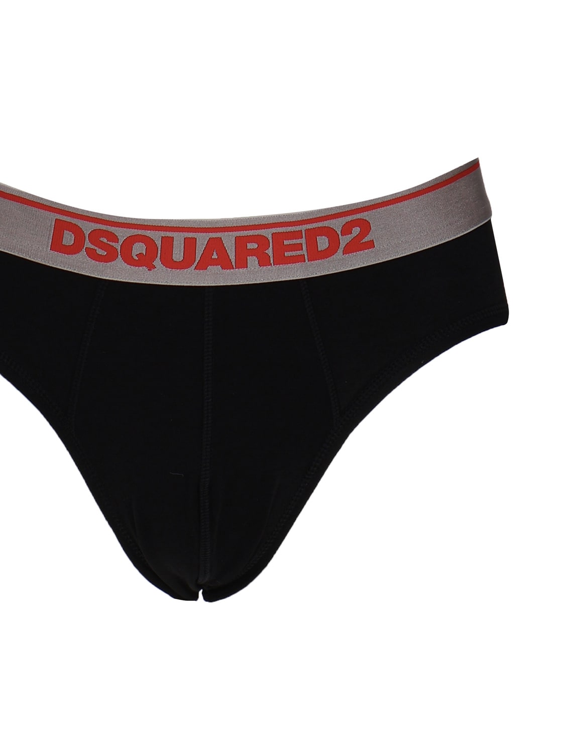 Shop Dsquared2 Underwear Briefs In Stretch Cotton In Black