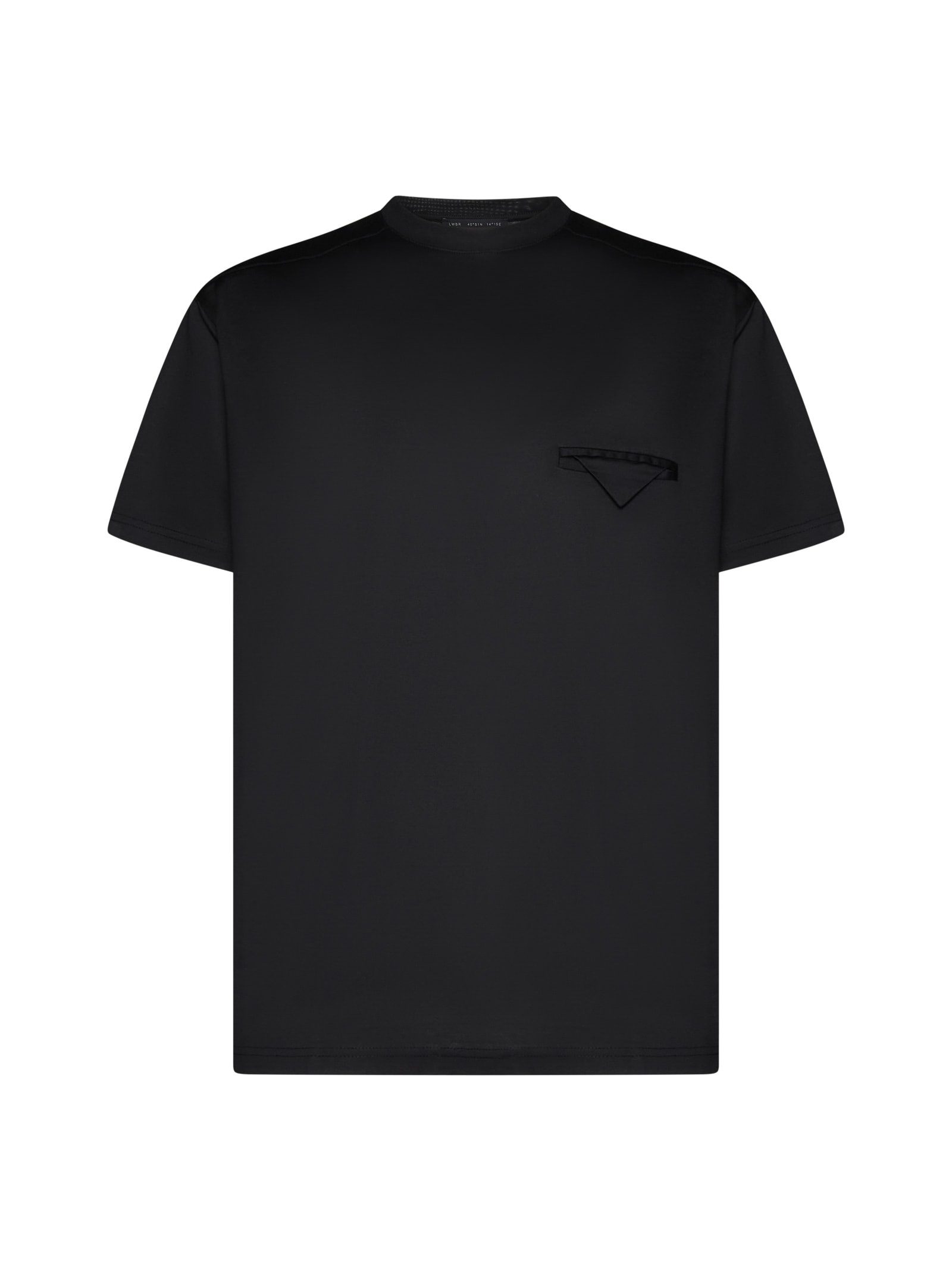 Shop Low Brand T-shirt In Jet Black