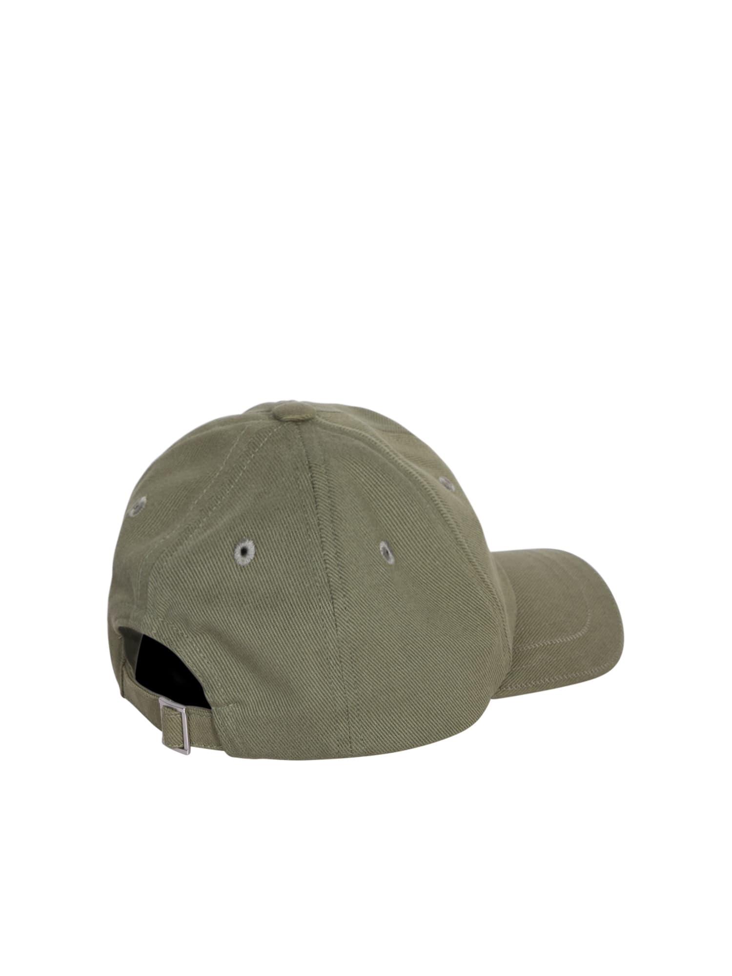 Jacquemus Light Green Logo Hat In Khaki