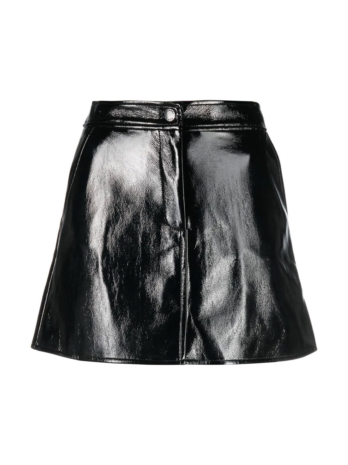 Shop Michael Michael Kors Mini Skirt In Black