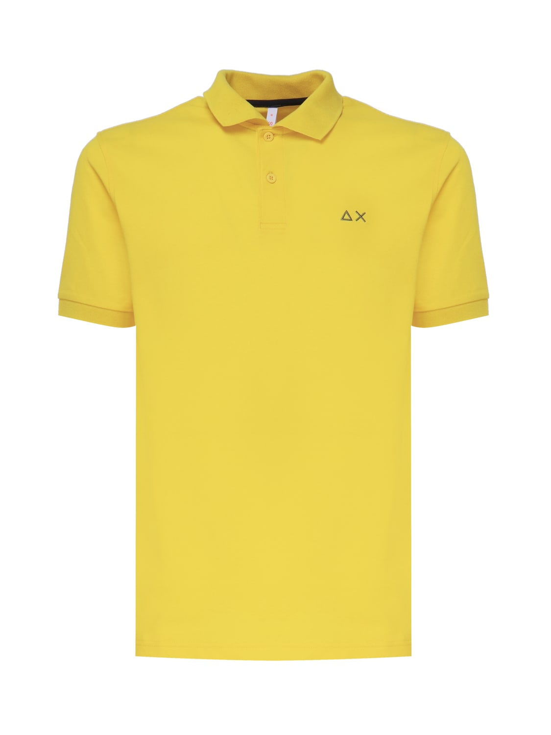 Shop Sun 68 Polo T-shirt In Cotton In Yellow