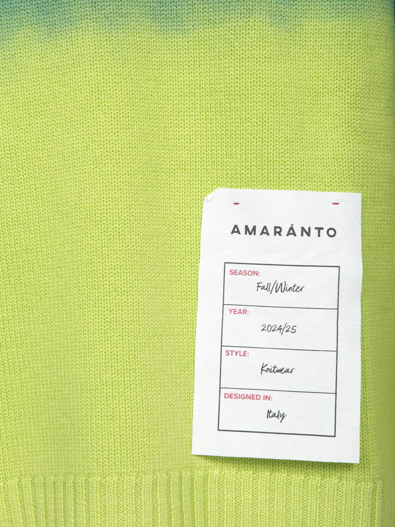 Shop Amaranto Degradã© Blue/green Sweater