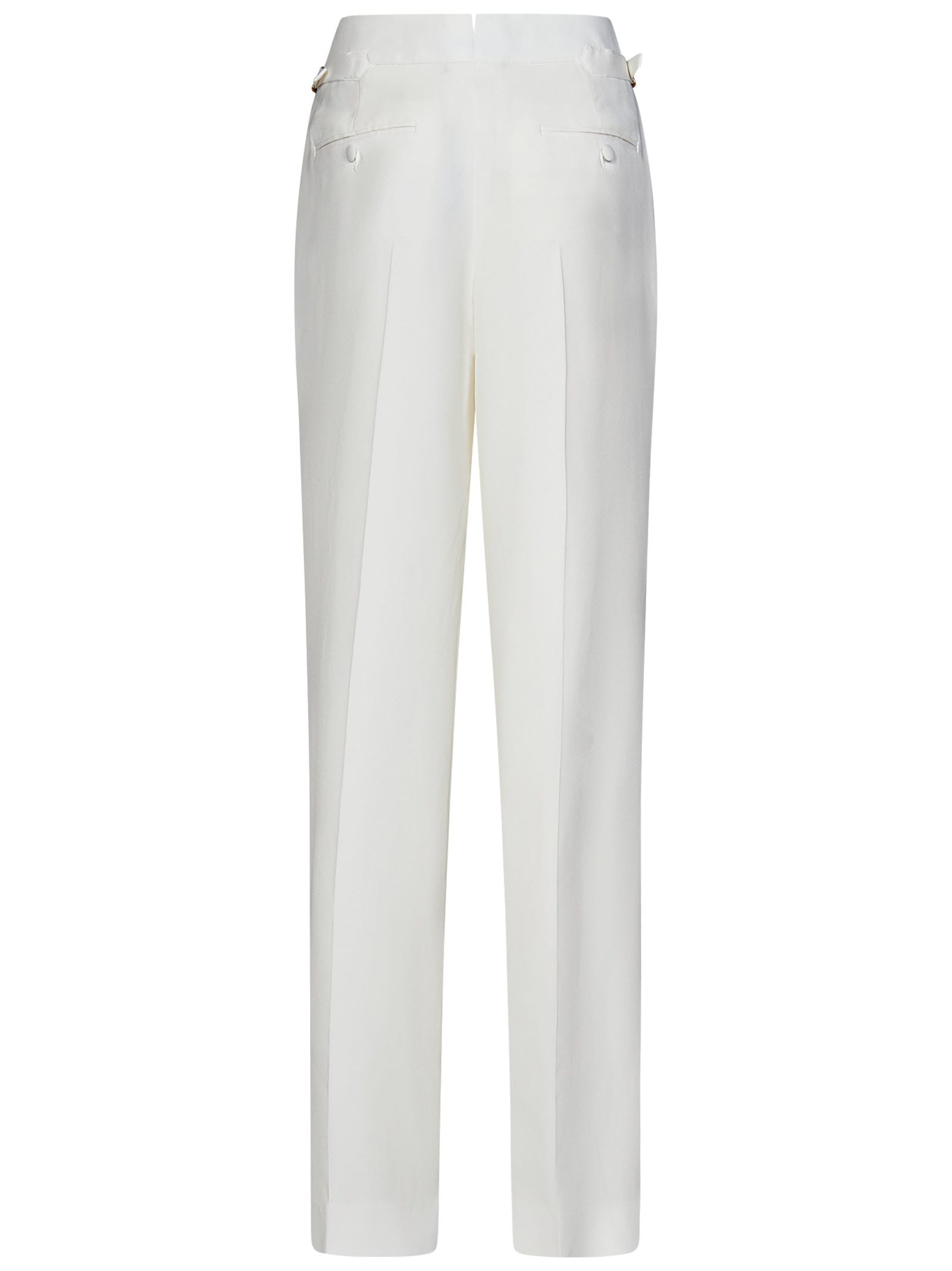 Shop Tom Ford Trousers In White