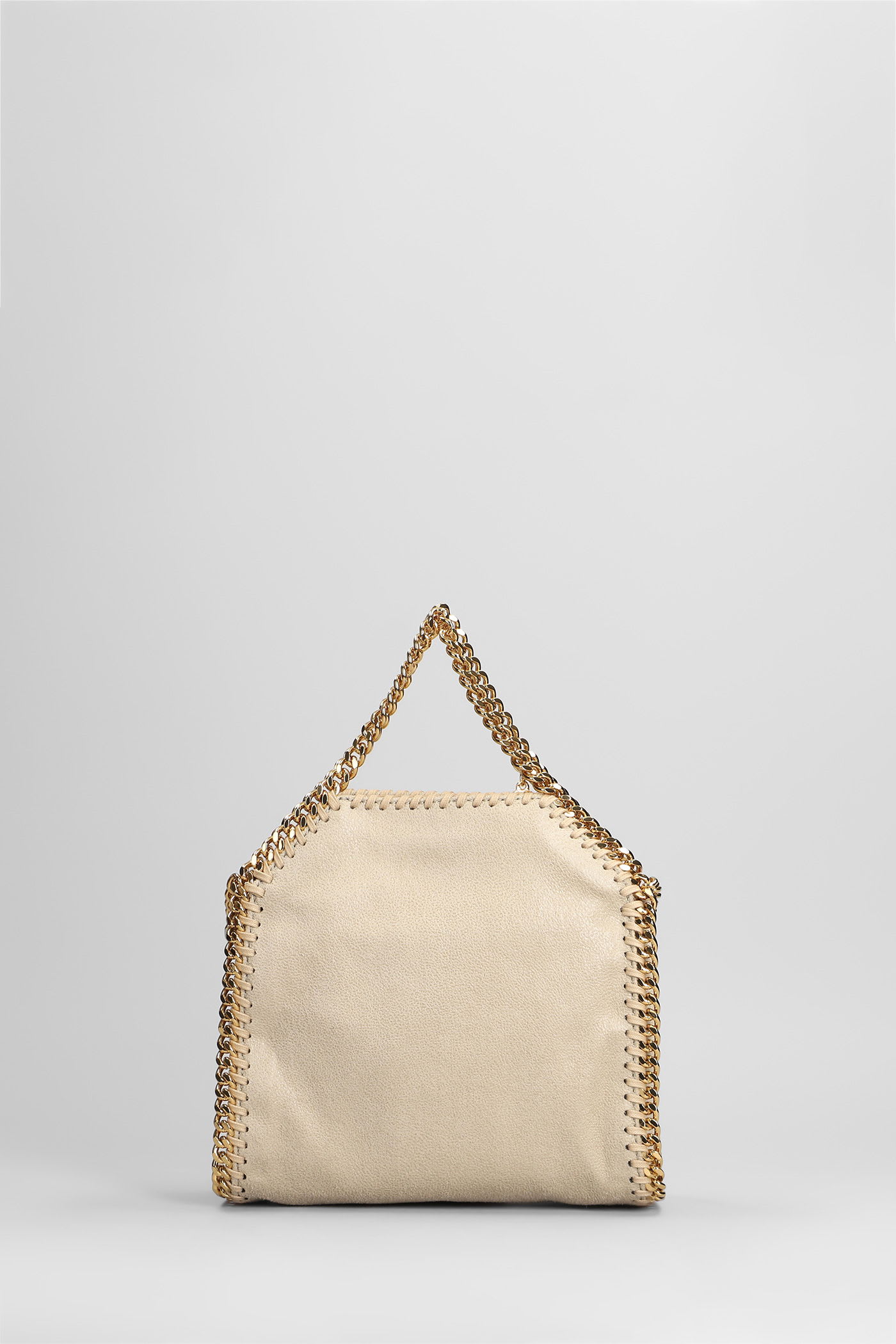 Stella Mccartney Falabella Tote In Beige Polyester In Sand