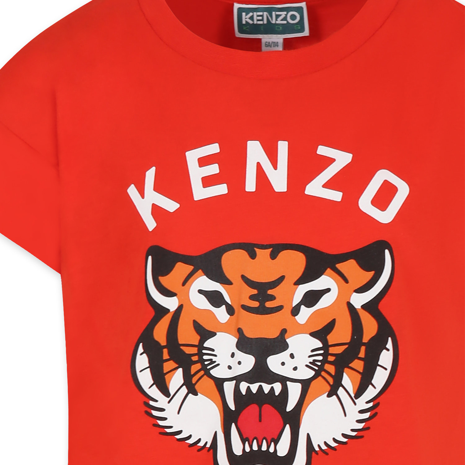 Kenzo Short Sleeve Dress In Red