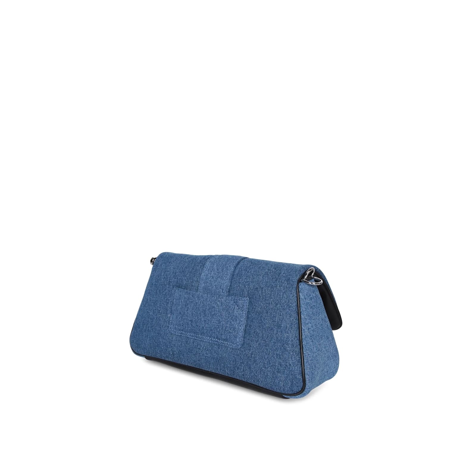 Shop Jacquemus Le Bambimou Denim Bag In Blue