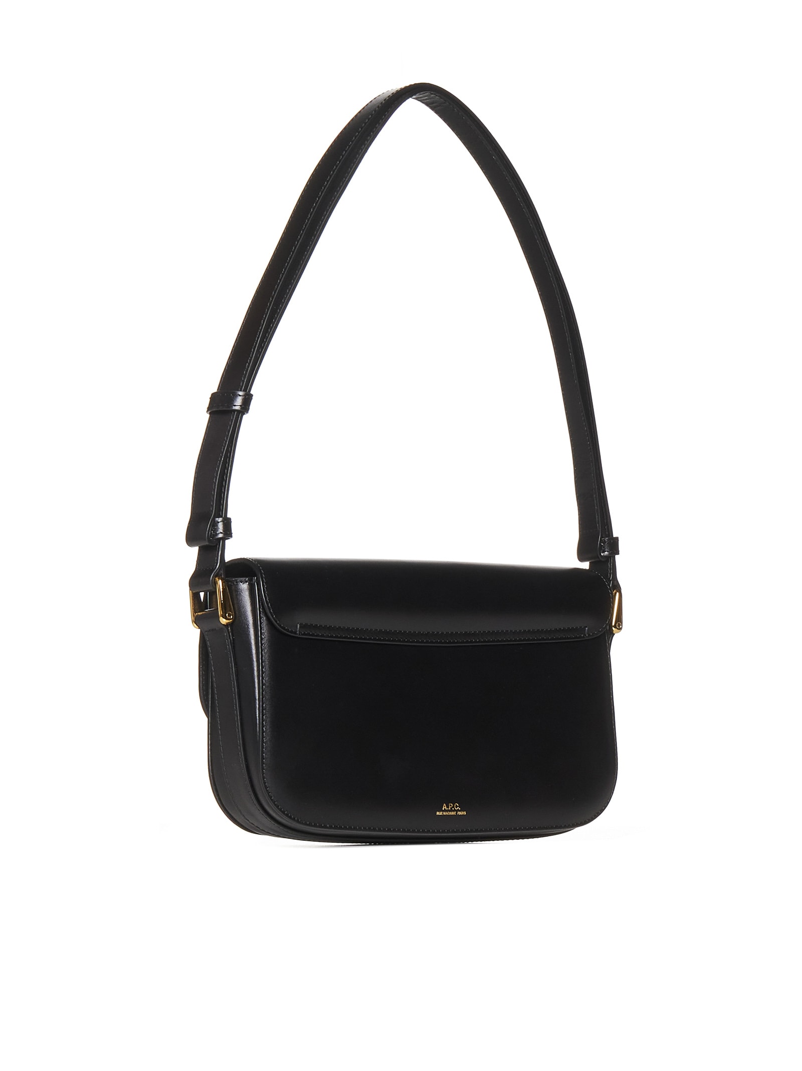 Shop Apc Shoulder Bag In Black