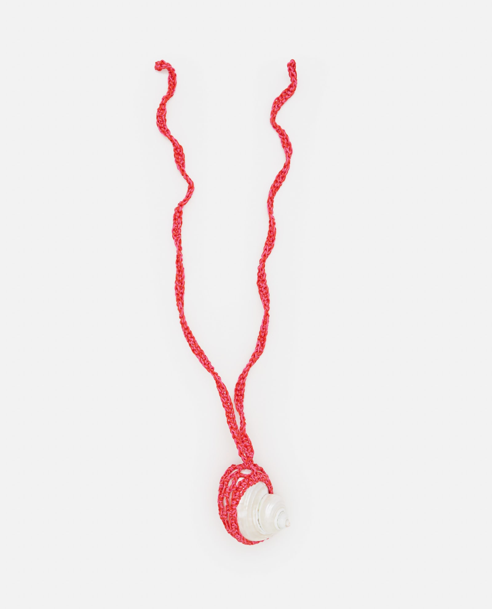 Helix Seashell Cord Necklace