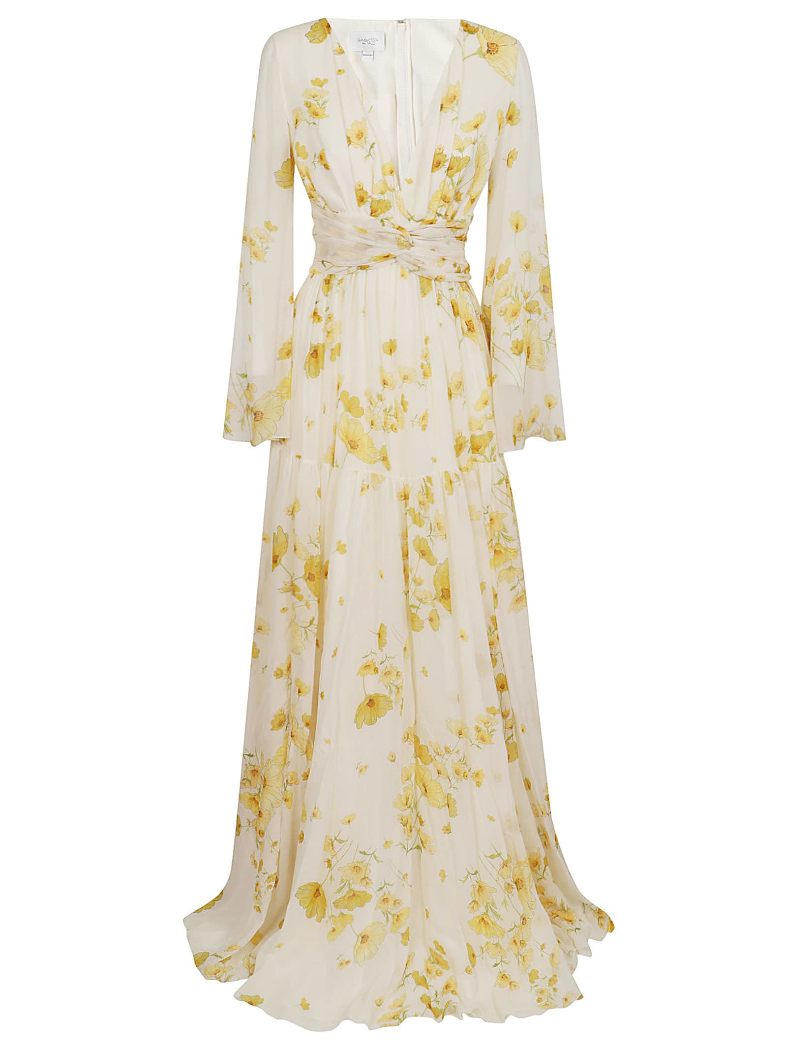 Giambattista Valli Dress In Ivory Yellow