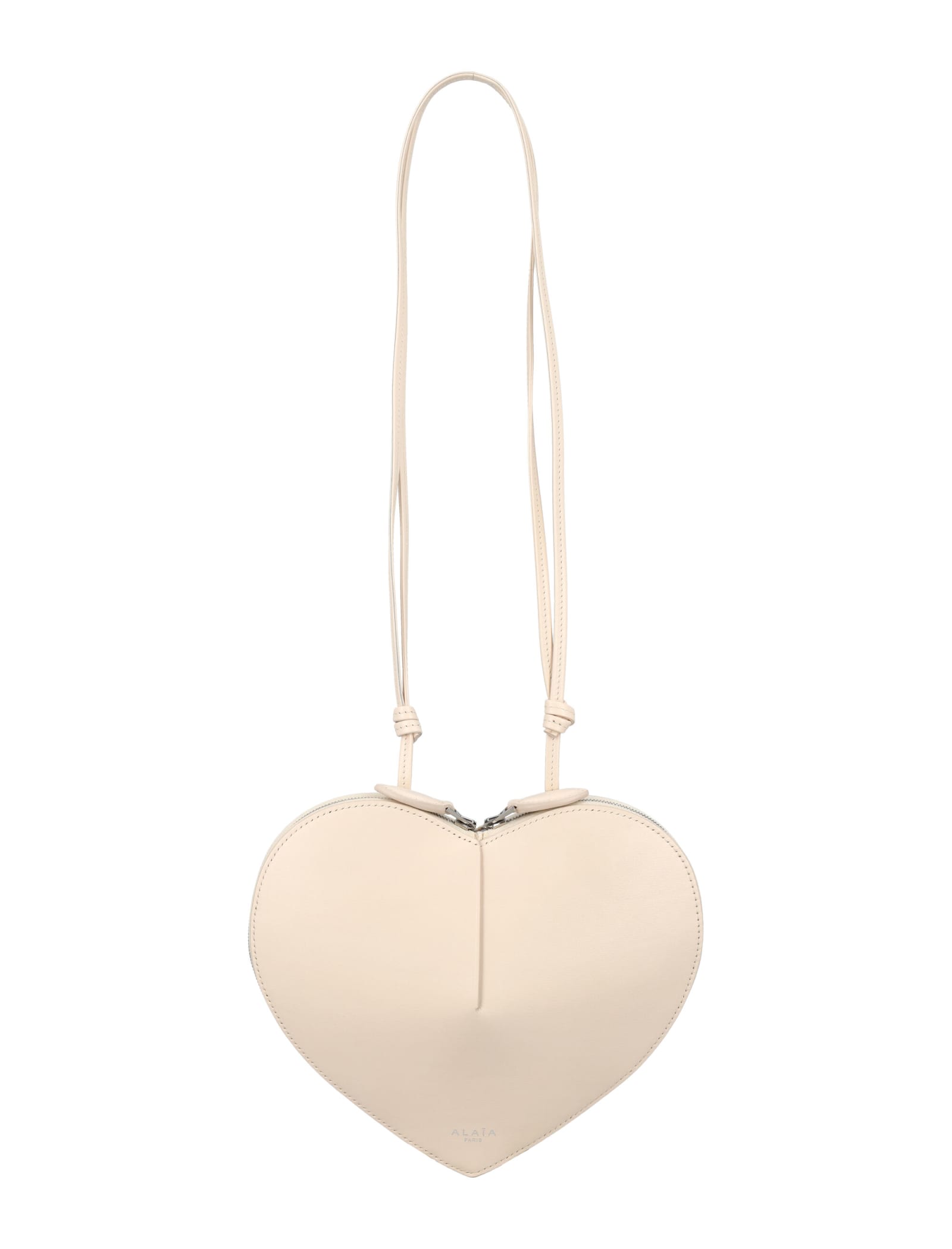 Alaïa Le Coeur Shoulder Bag In White