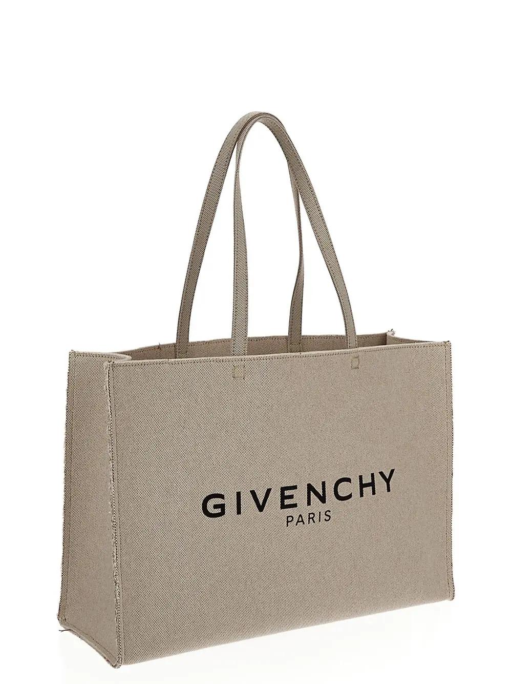 Shop Givenchy Large G Tote Shopping Bag In Beige