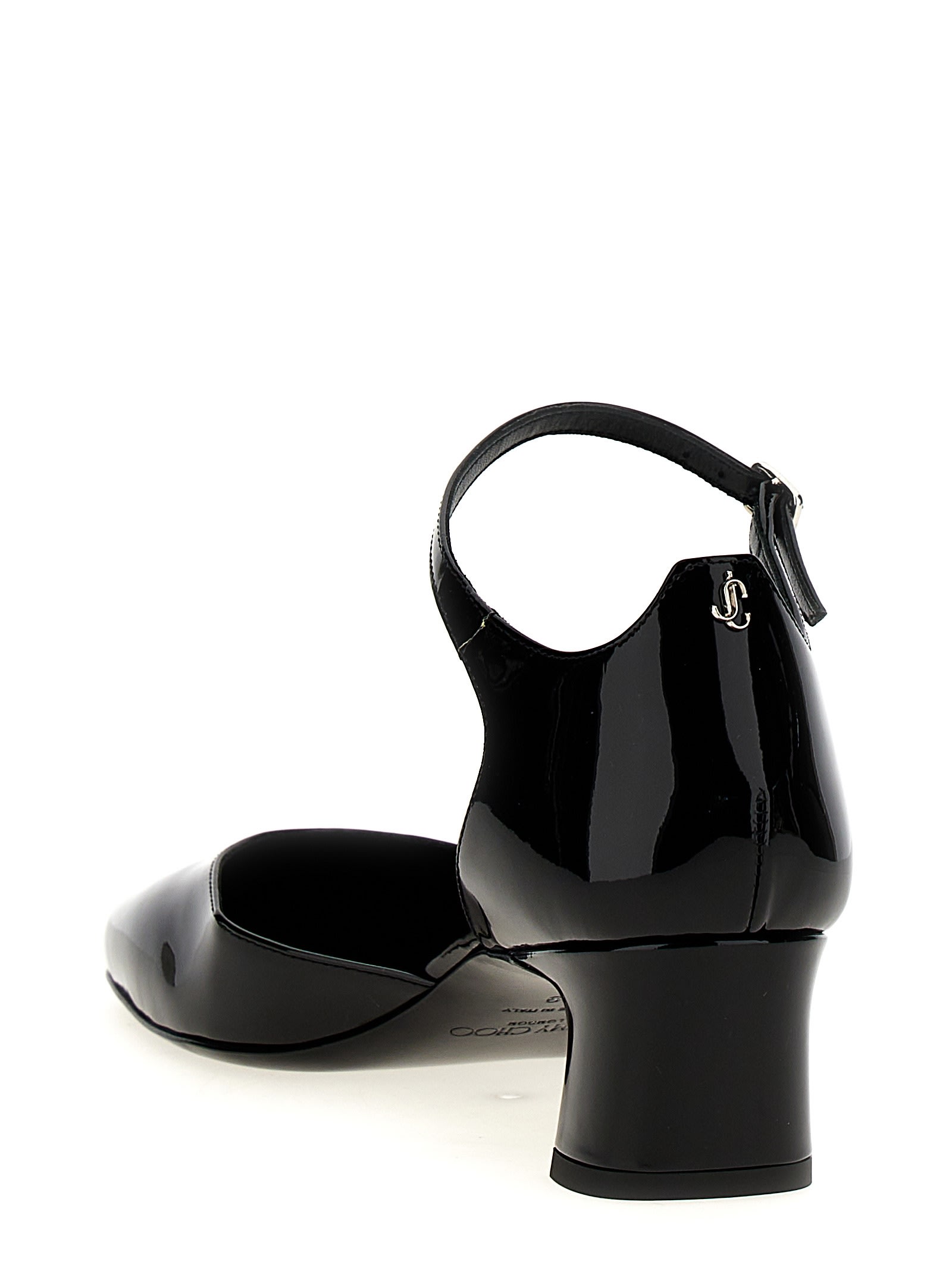 Jimmy Choo Pixie Mary Jane Block-heel Shoes In Black