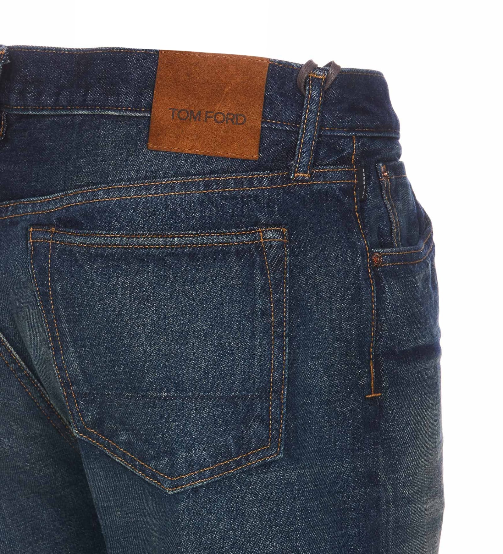 Shop Tom Ford Denim Jeans In Blue