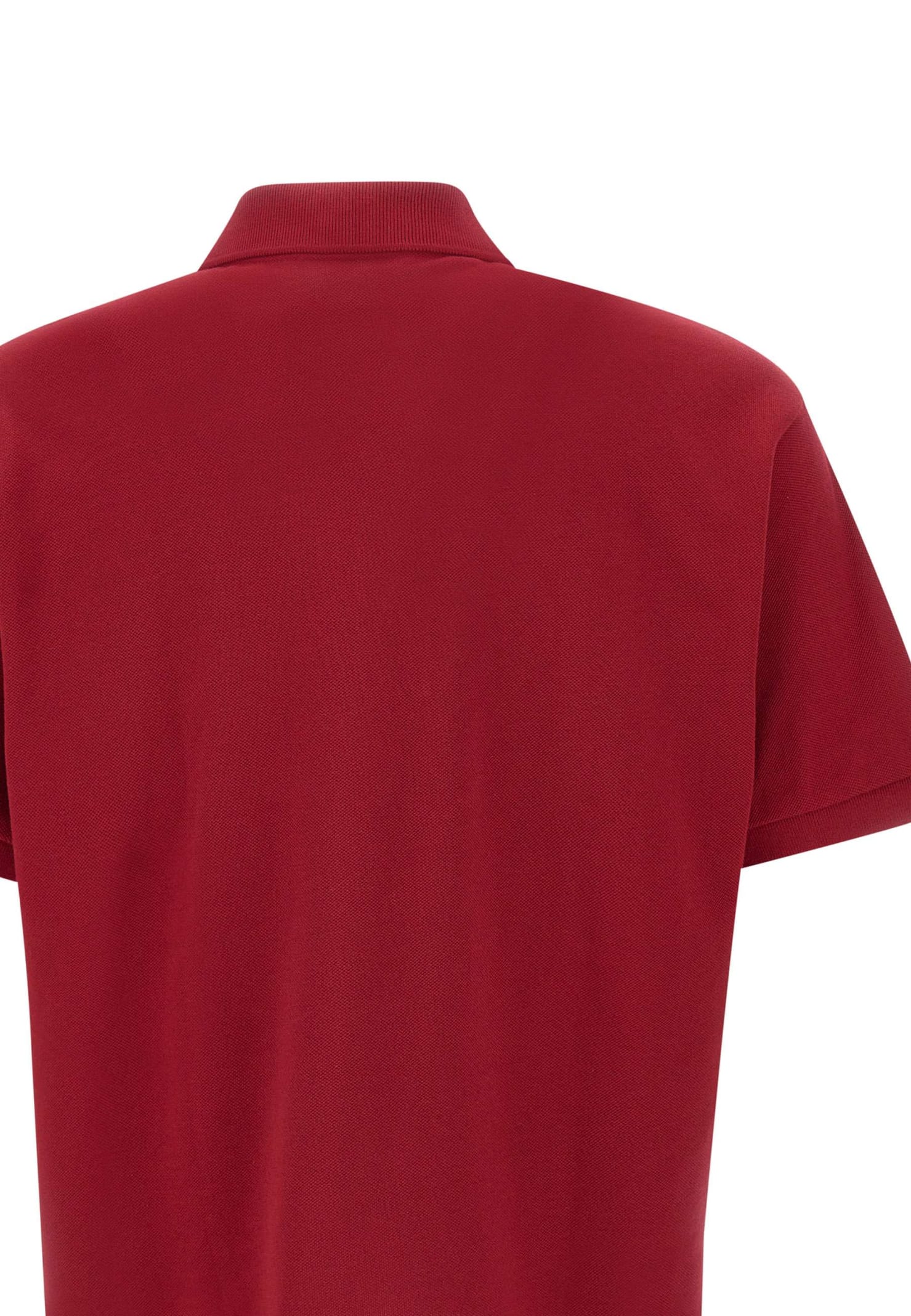 Shop Lacoste Piqué Cotton Polo Shirt In Red