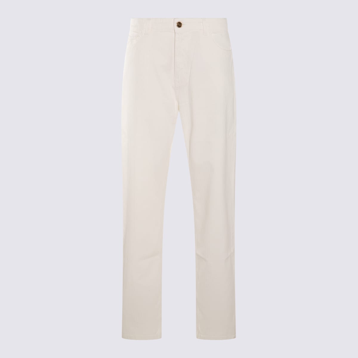 Etro White Cotton Jeans