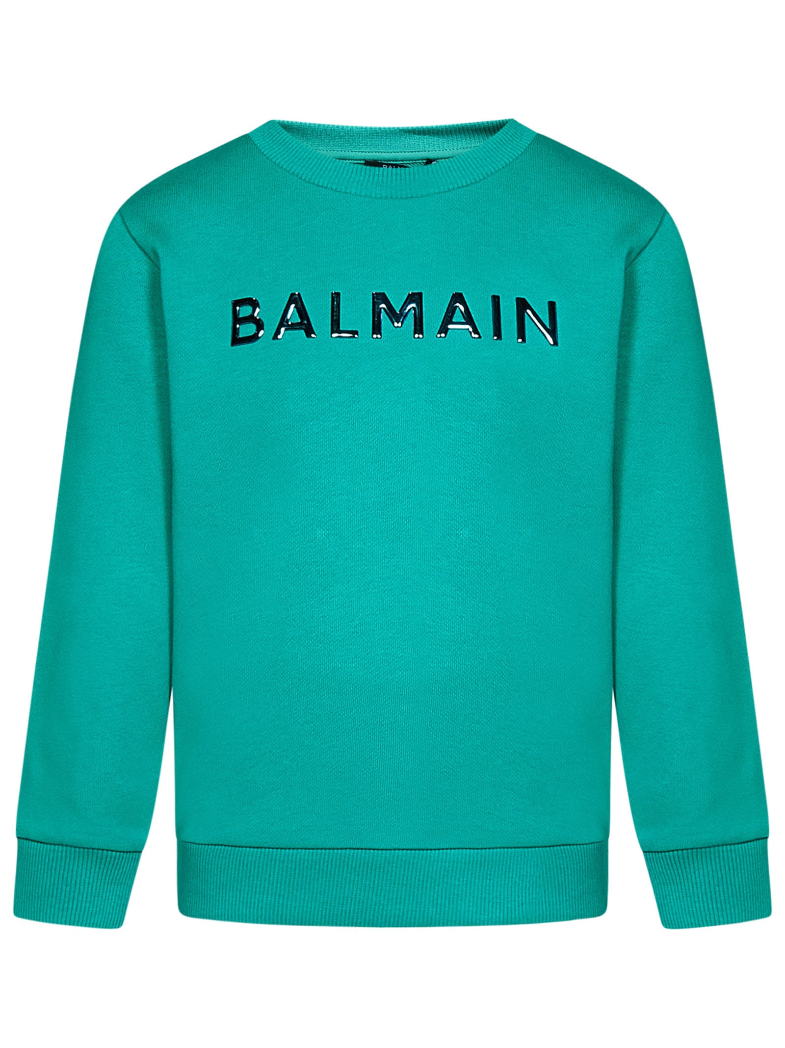 Balmain Kids' Sweatshirt In Green