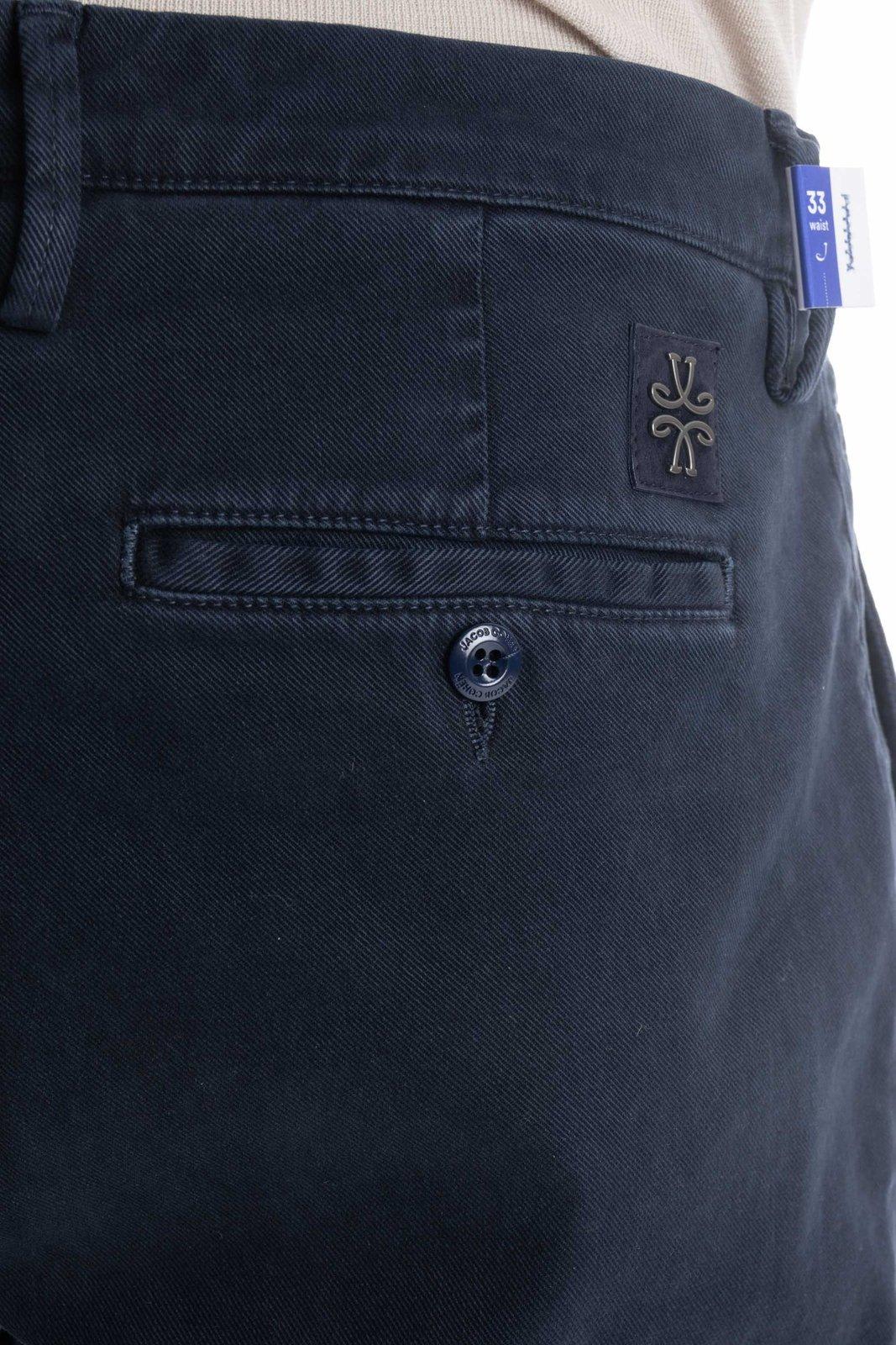 Jacob Cohen Straight-leg Twill Trousers In Blue