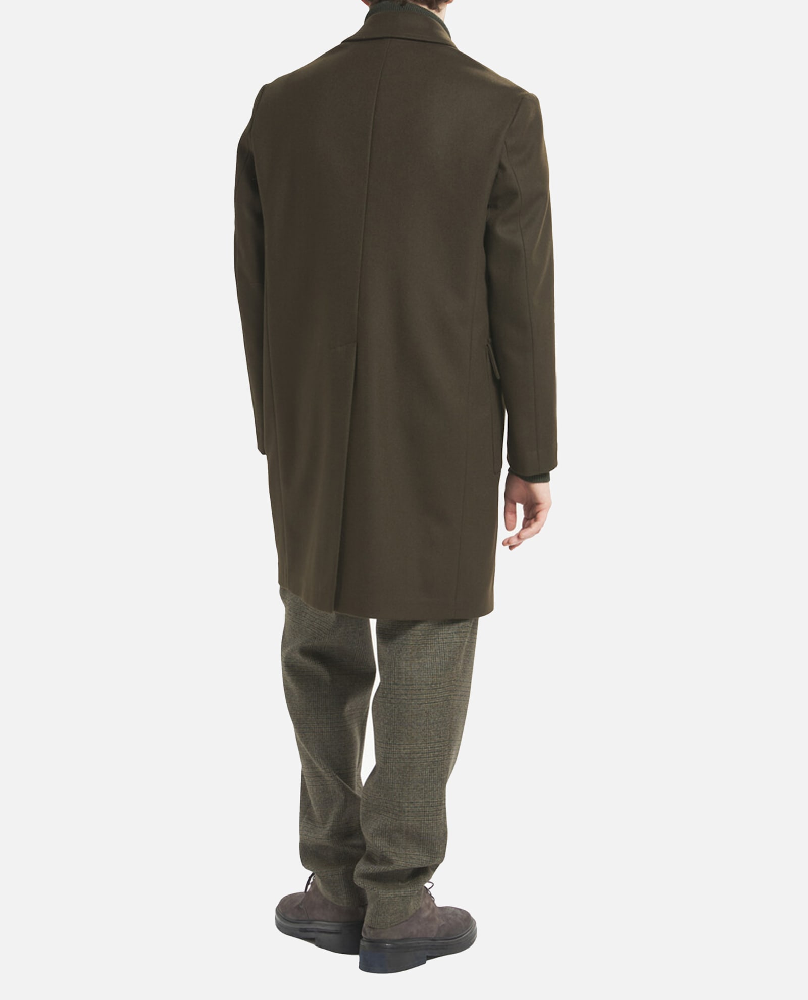Barena Venezia Cappotto Doppio Petto Gazabin Caramal 75 Lana 25 Poliamidica Coats Green In Brown
