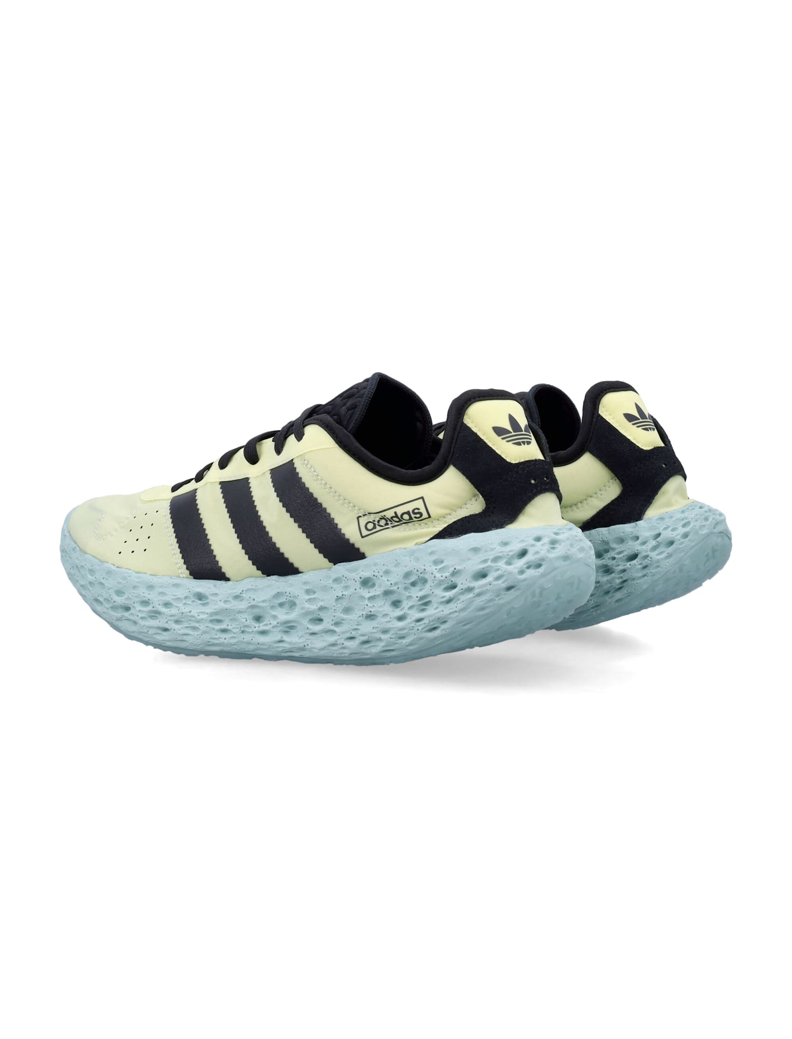 Adidas Originals Zponge Perforated Rubber Sole Sneaker In Ice Yellow