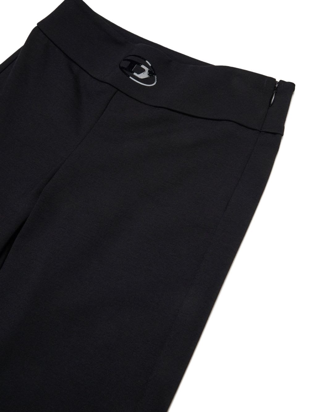 Diesel Kids Pants With Logo Plaque In Black
