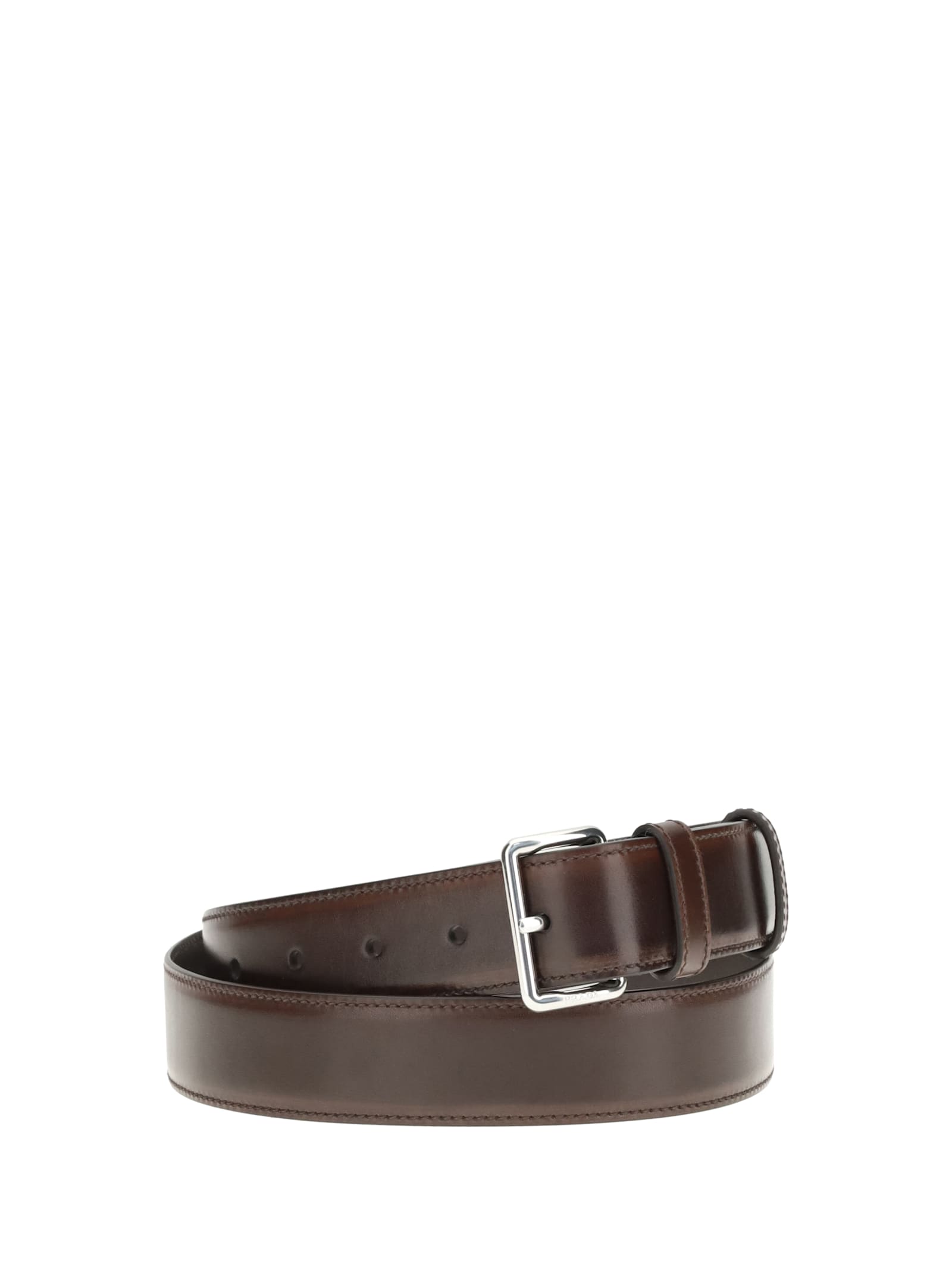 Prada Grained-leather Belt
