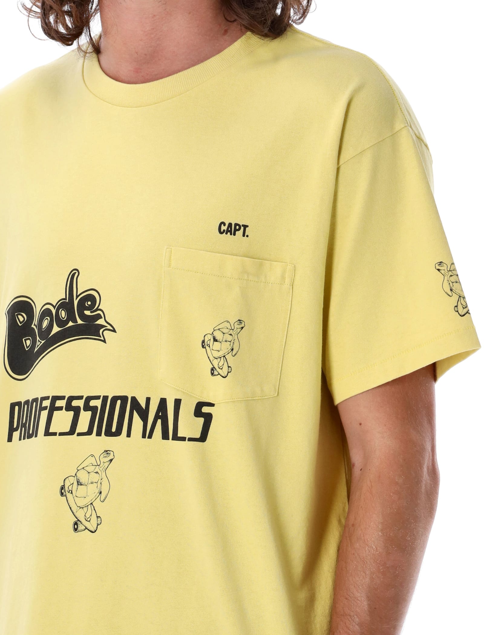 Shop Bode Professionals Tee In Yellow